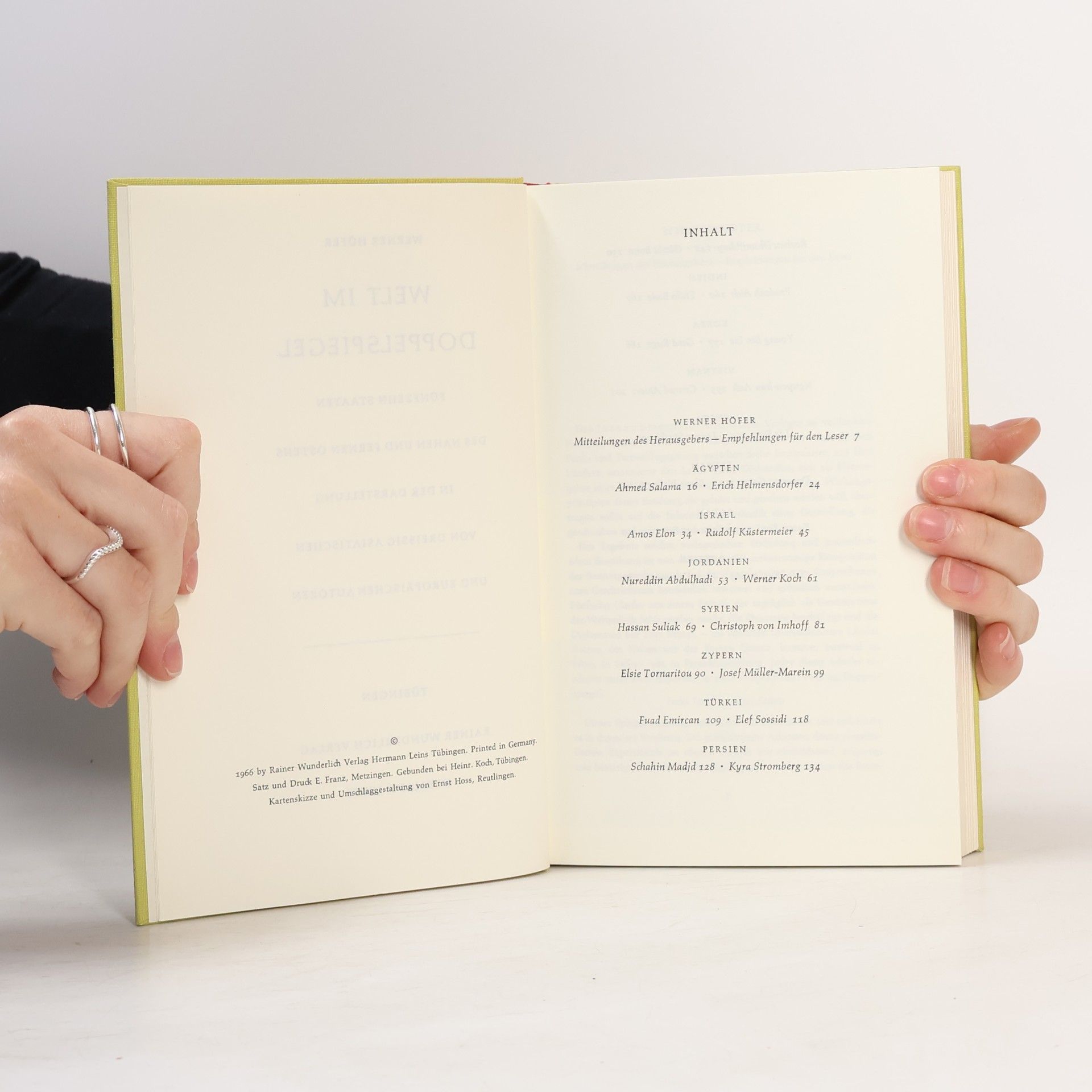 Werner Höfer Welt im Doppelspiegel