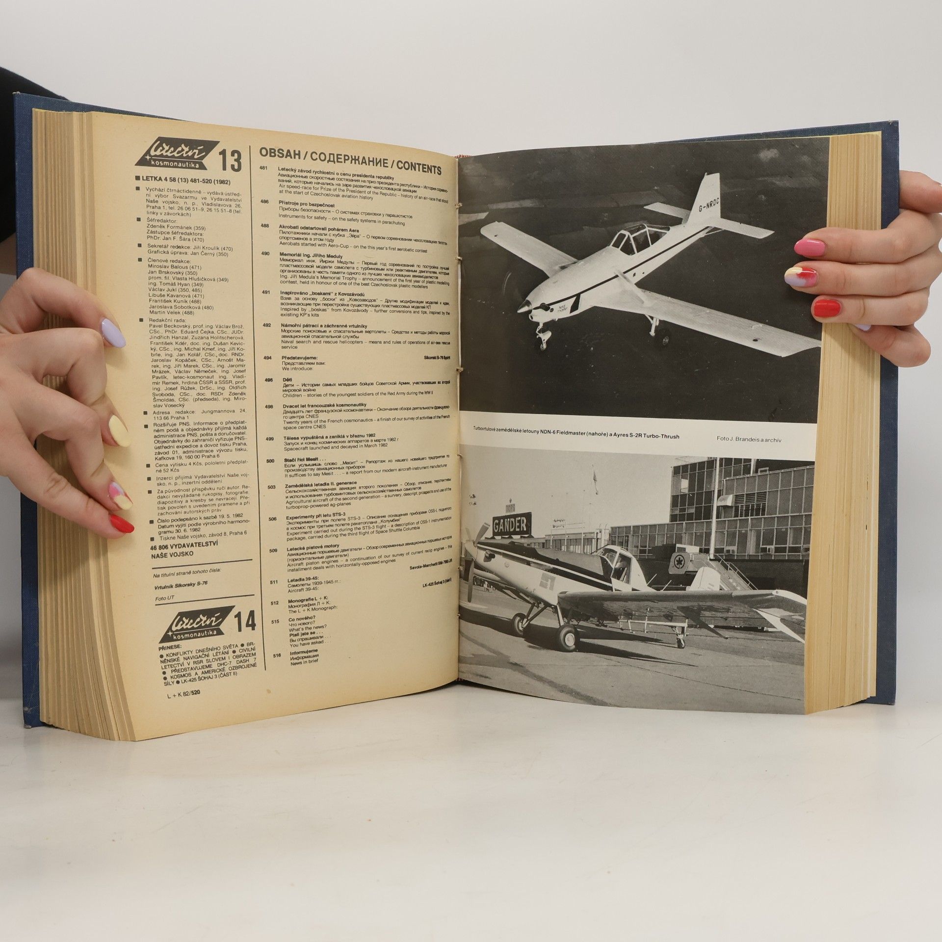 Kolektív autorov Letectví a kosmonautika 1982