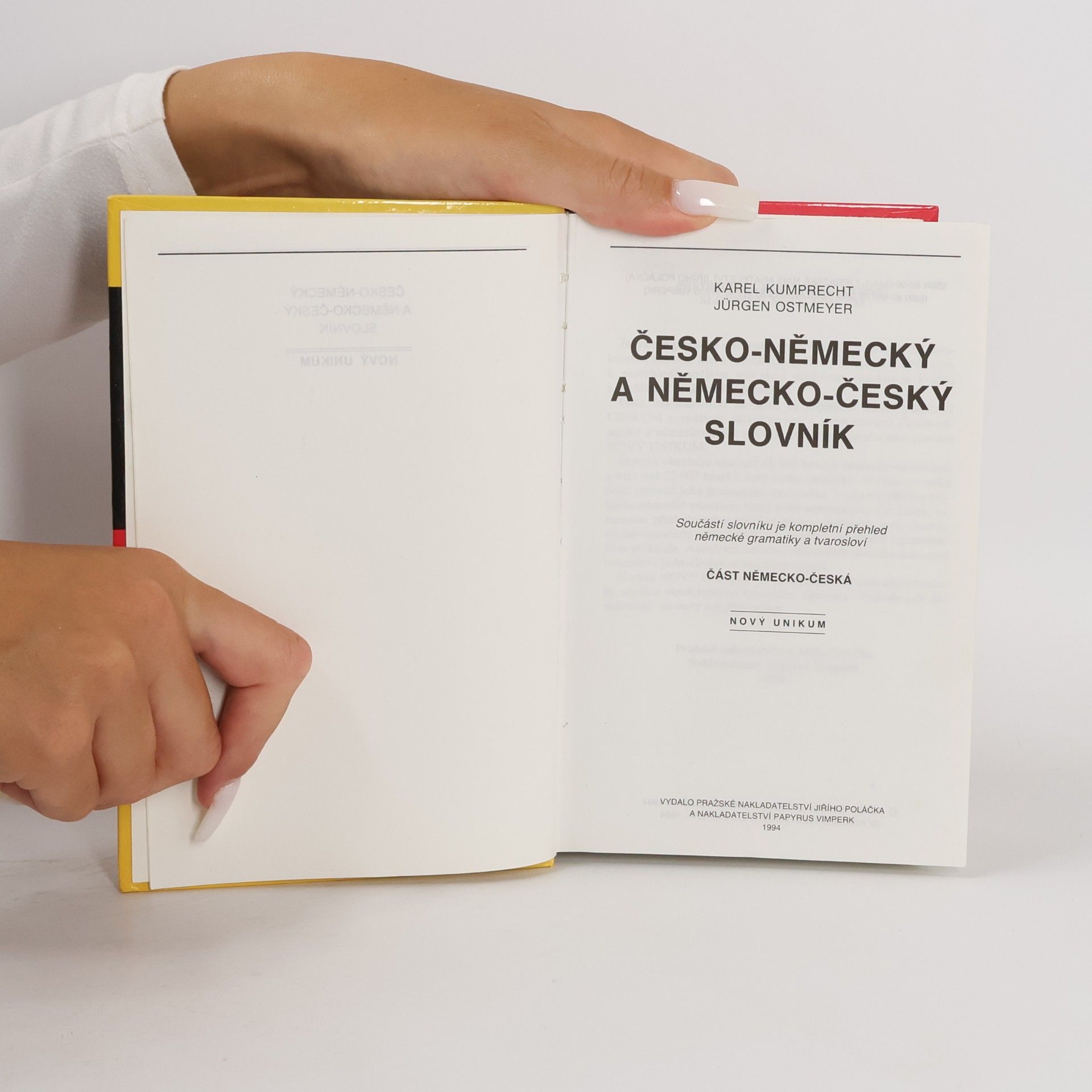 Karel Kumprecht Česko-německý a německo-český slovník