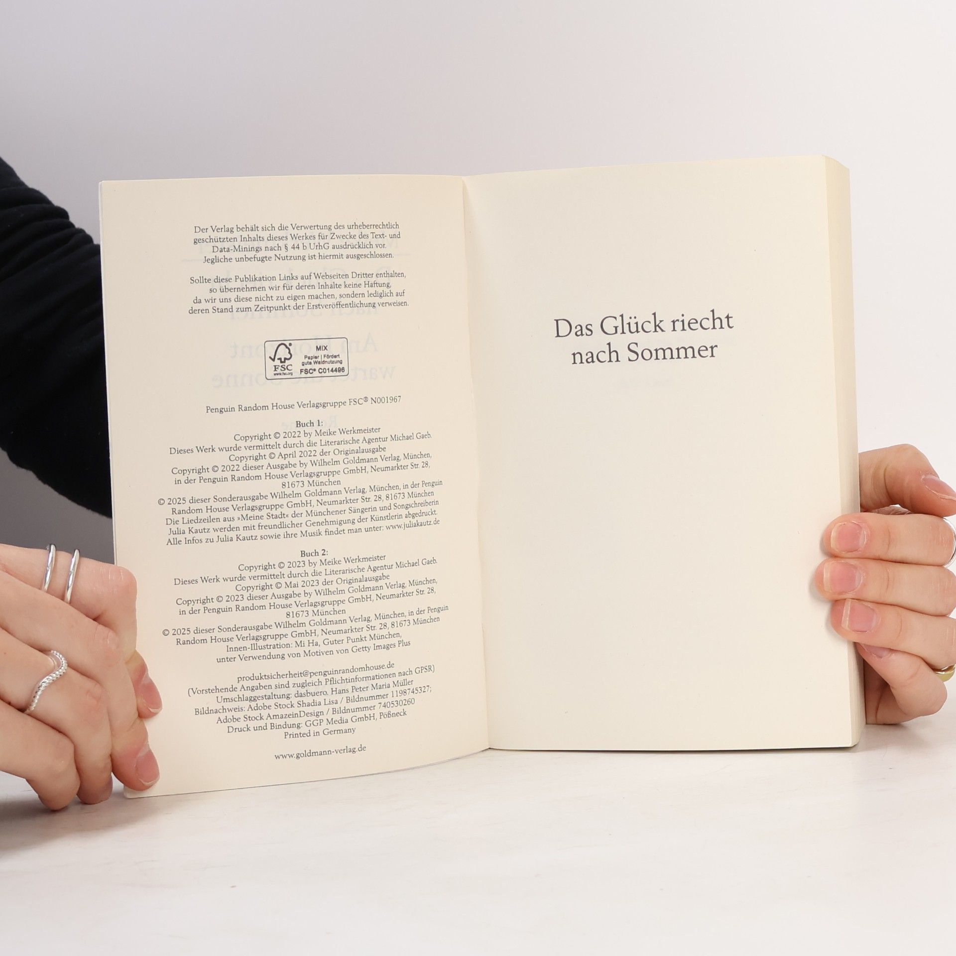 Autores varios Das Glück riecht nach Sommer. Am Horizont wartet die Sonne