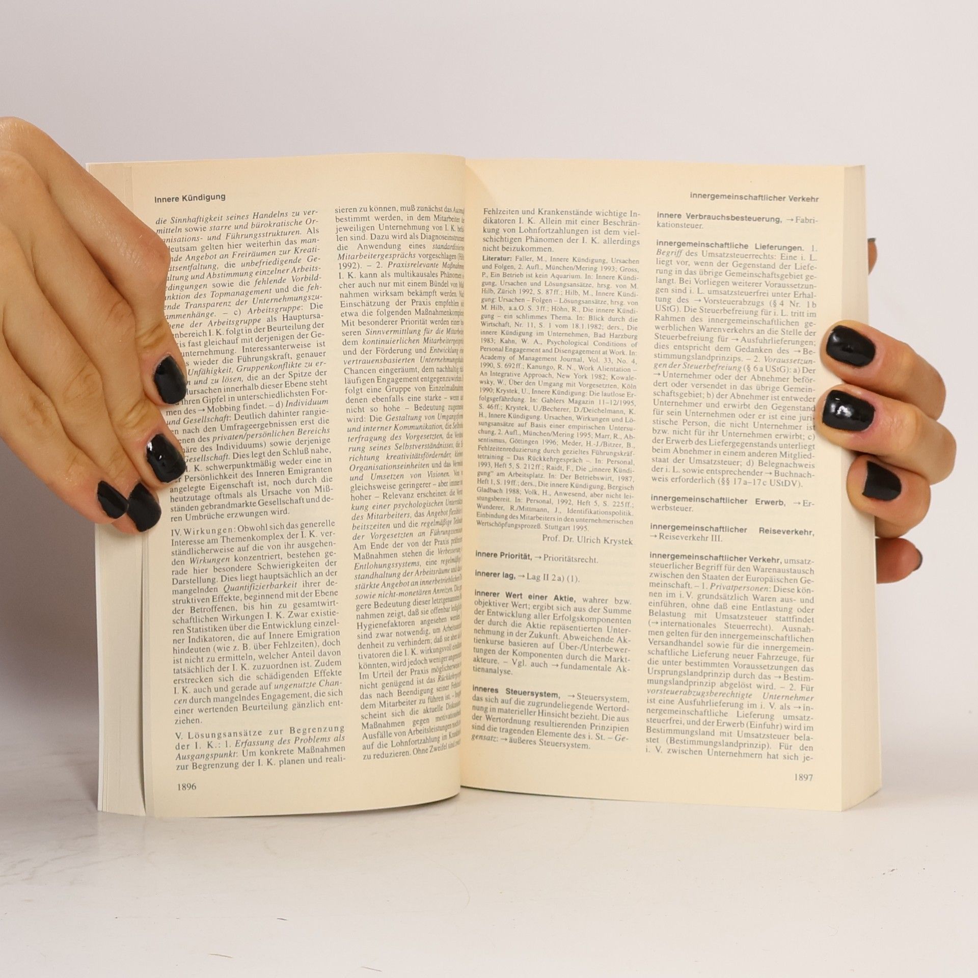 Autorenkollektiv Gabler, Wirtschafts-Lexikon 14. Auflage. I-K