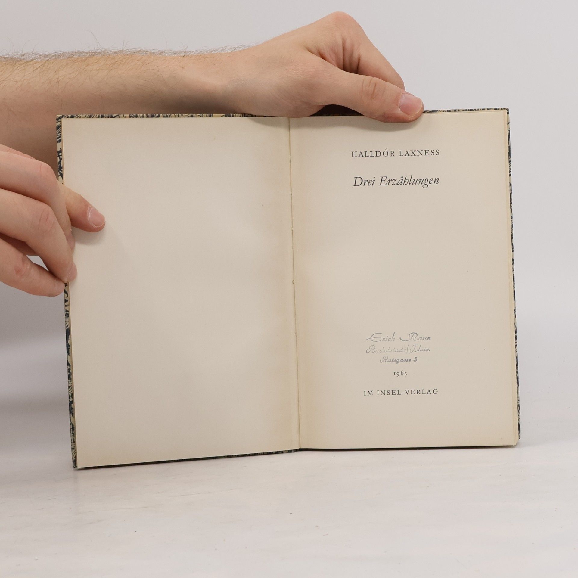 Halldór Laxness Drei Erzählungen