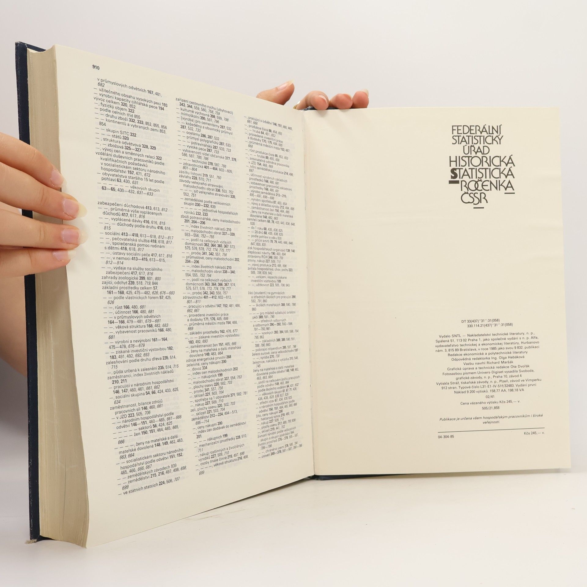 Various authors Federální statistický úřad. Historická statistická ročenka ČSSR