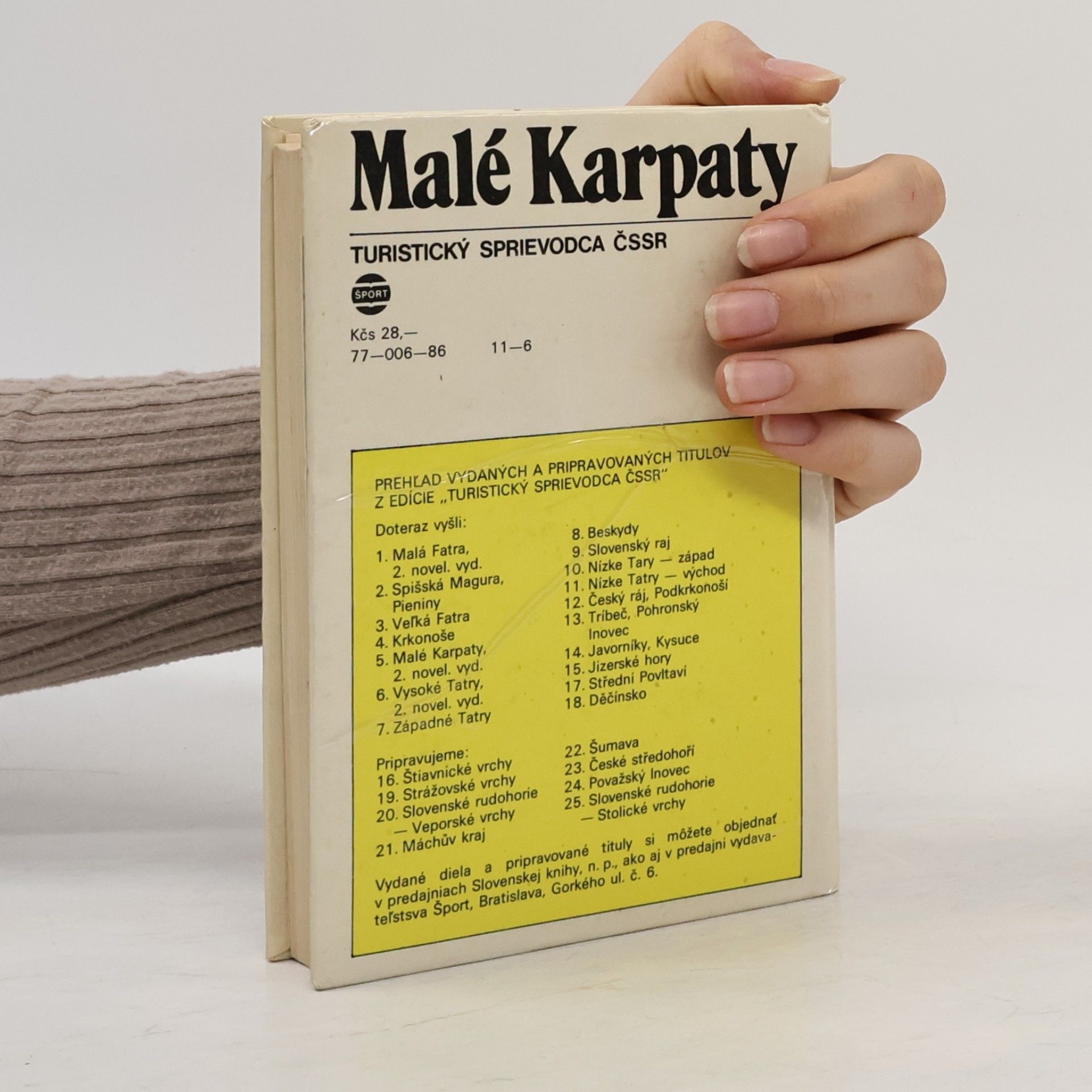 Jozef Szomolányi Malé Karpaty