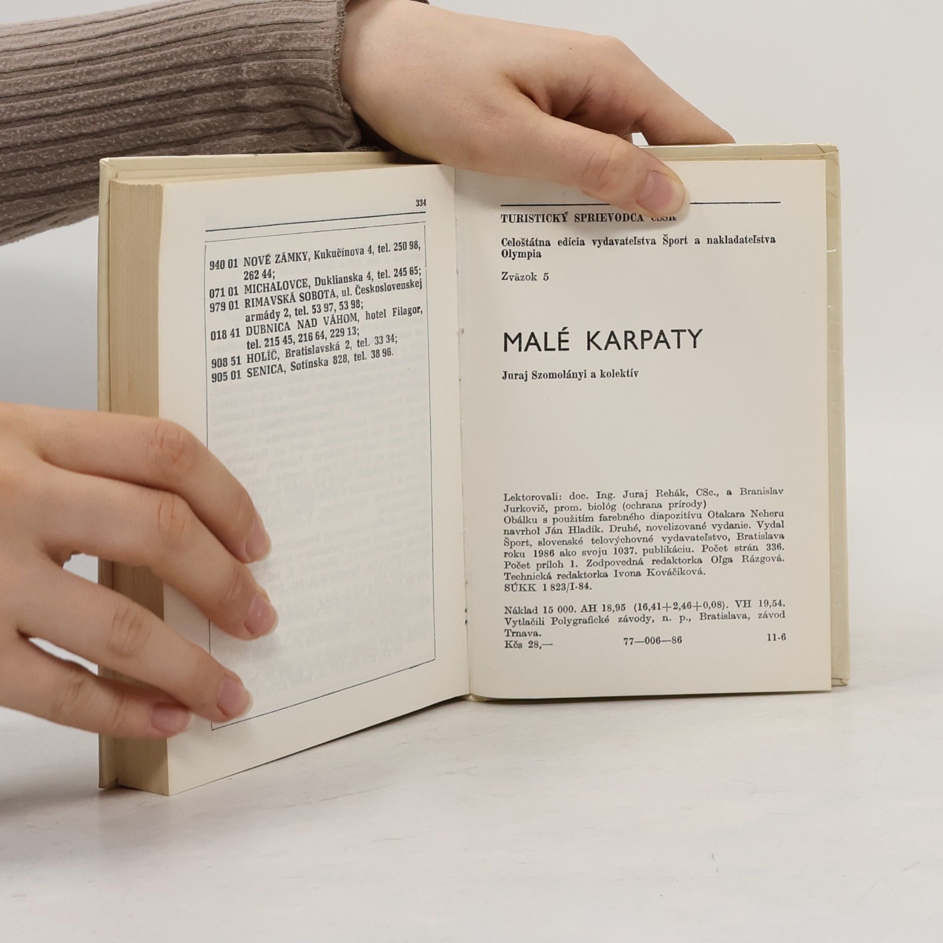 Jozef Szomolányi Malé Karpaty