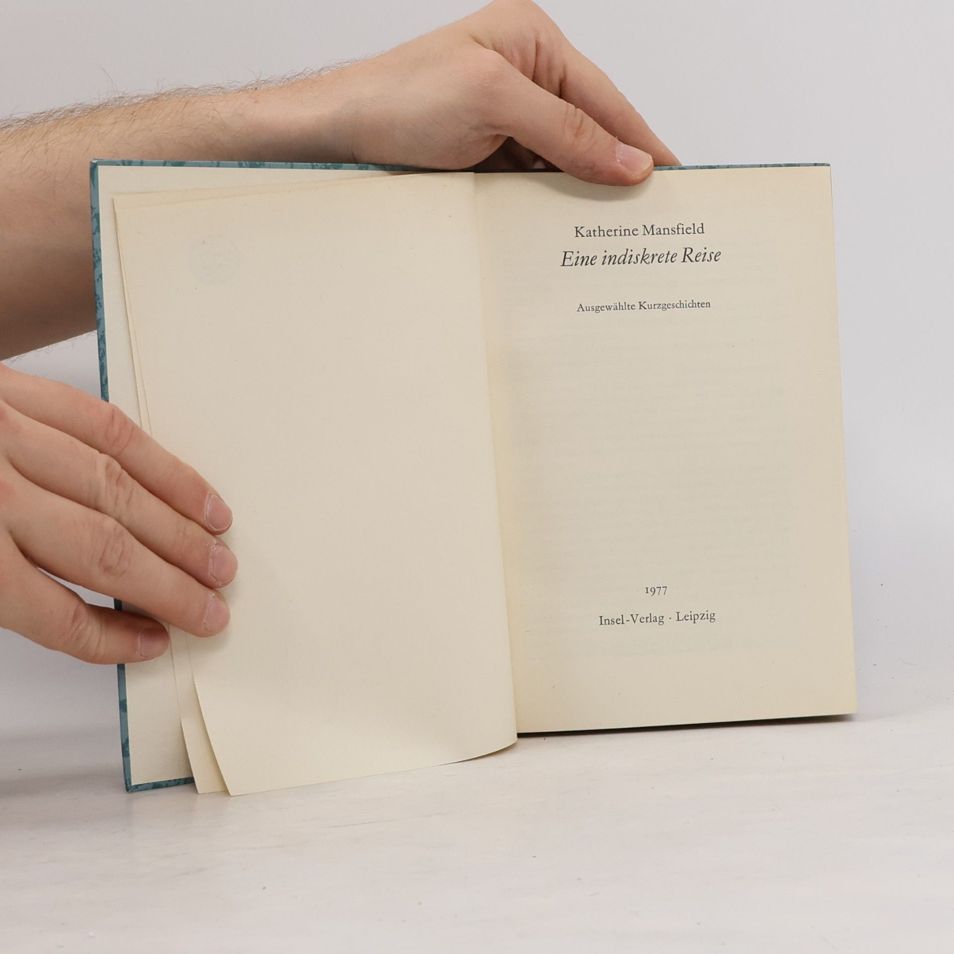 Katherine Mansfield Eine indiskrete Reise