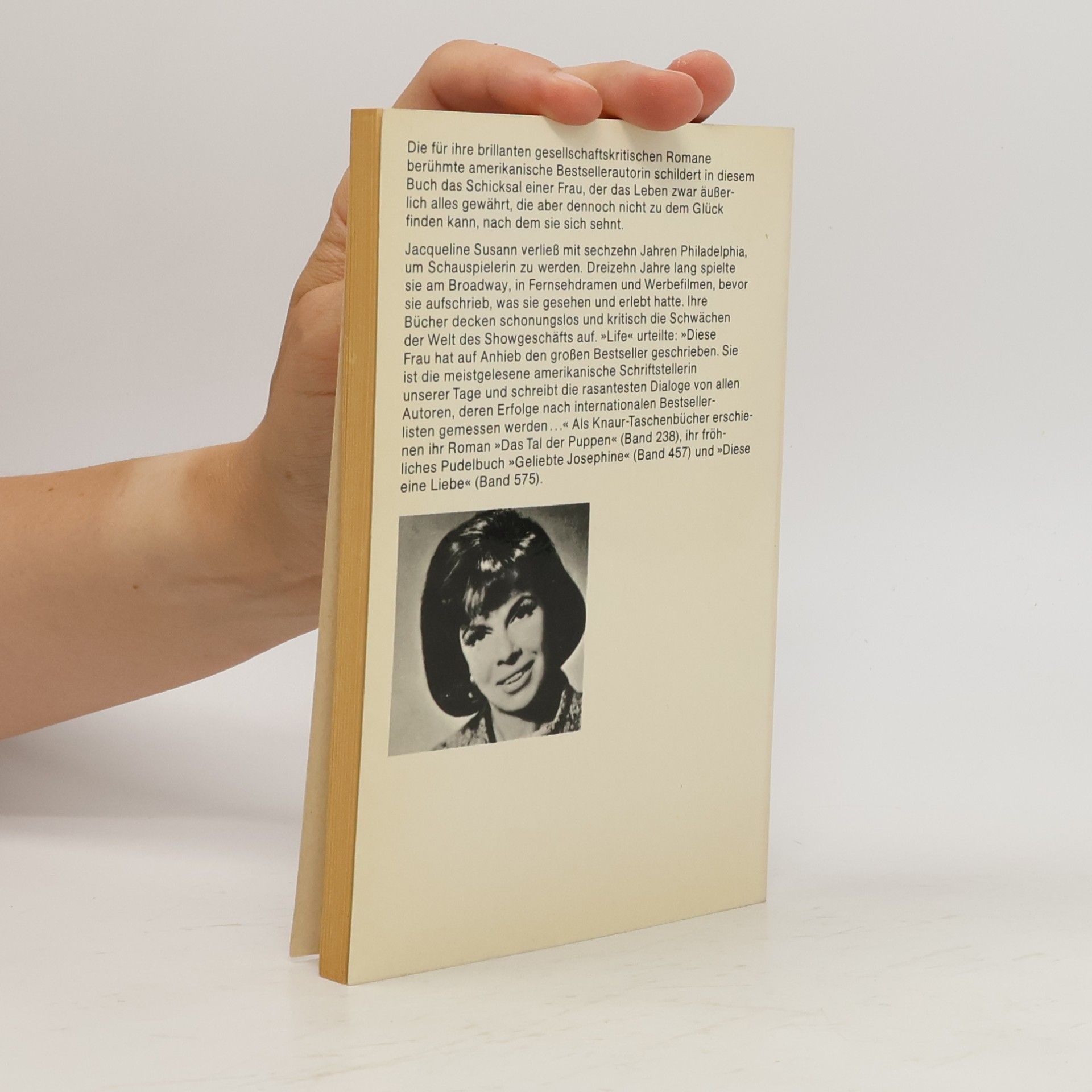 Jacqueline Susann Diese eine Liebe. Roman