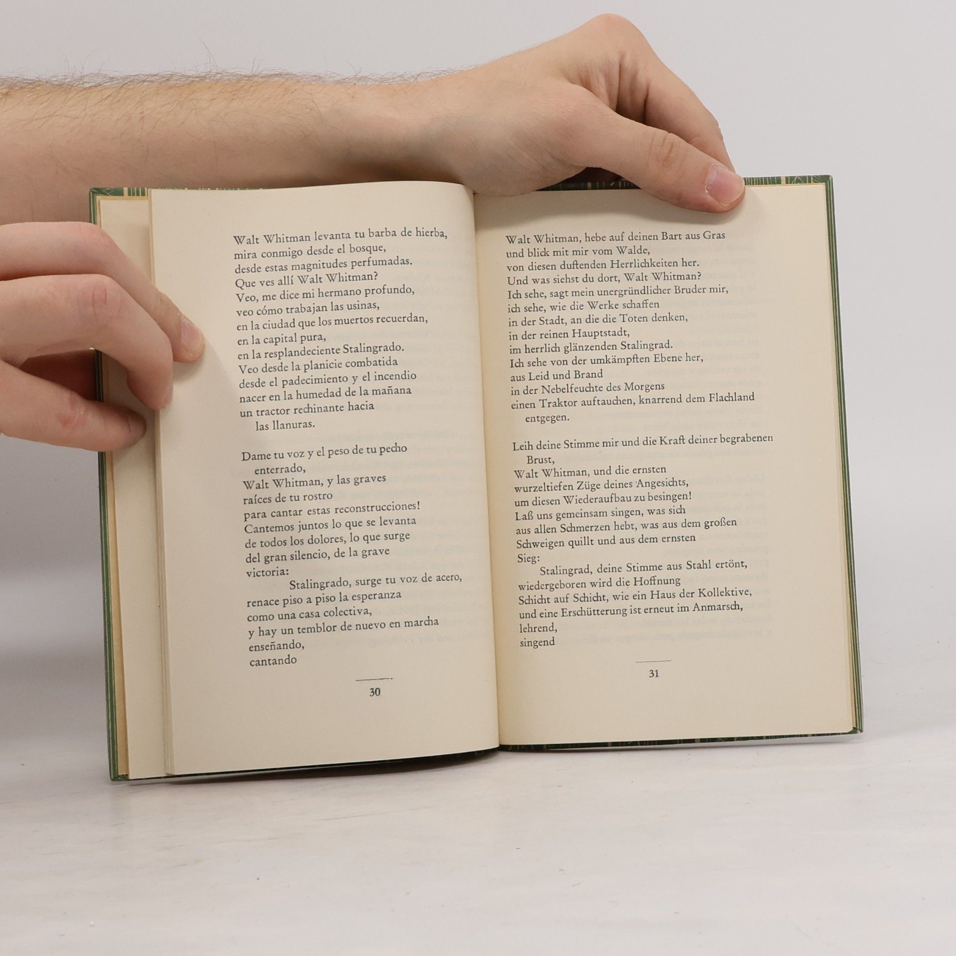 Pablo Neruda Holzfäller, wach auf! Hymnus auf den Frieden
