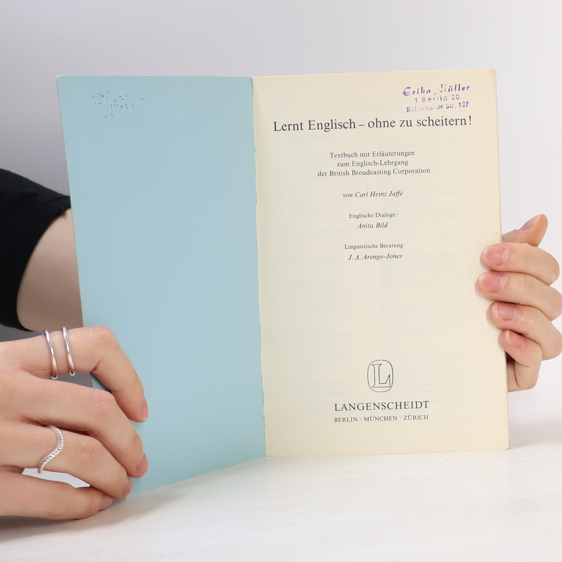 Carl Heinz Jaffé Lernt Englisch – ohne zu scheitern!