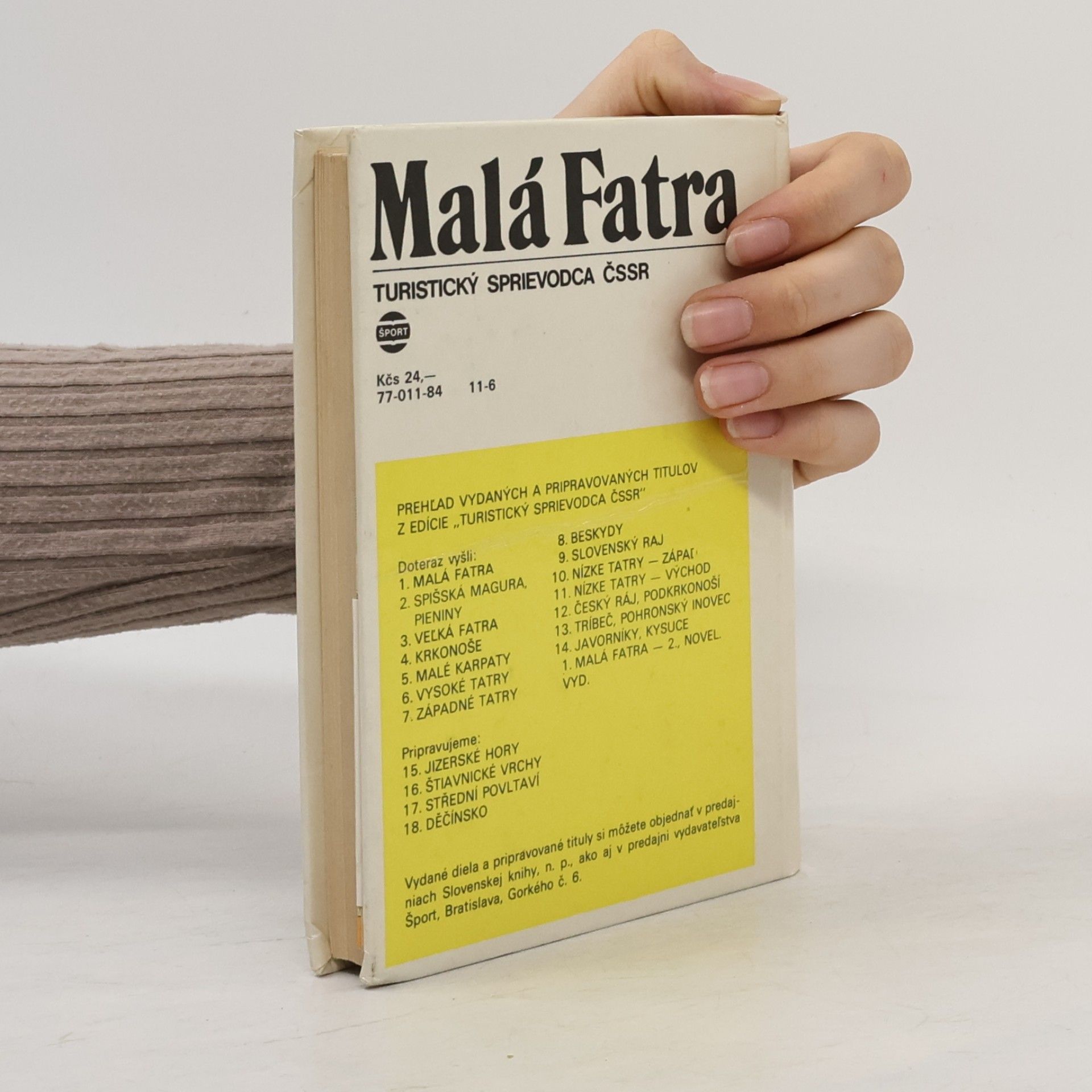 Kolektiv autorů Malá Fatra. Turistický sprievodca ČSSR