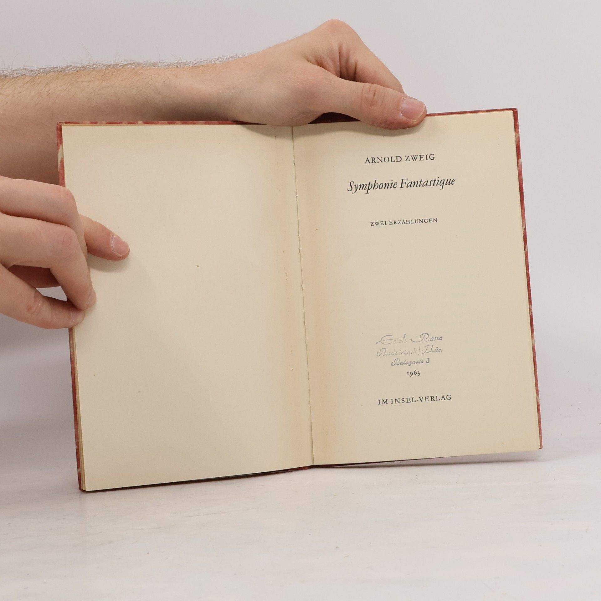Arnold Zweig Symphonie Fantastique
