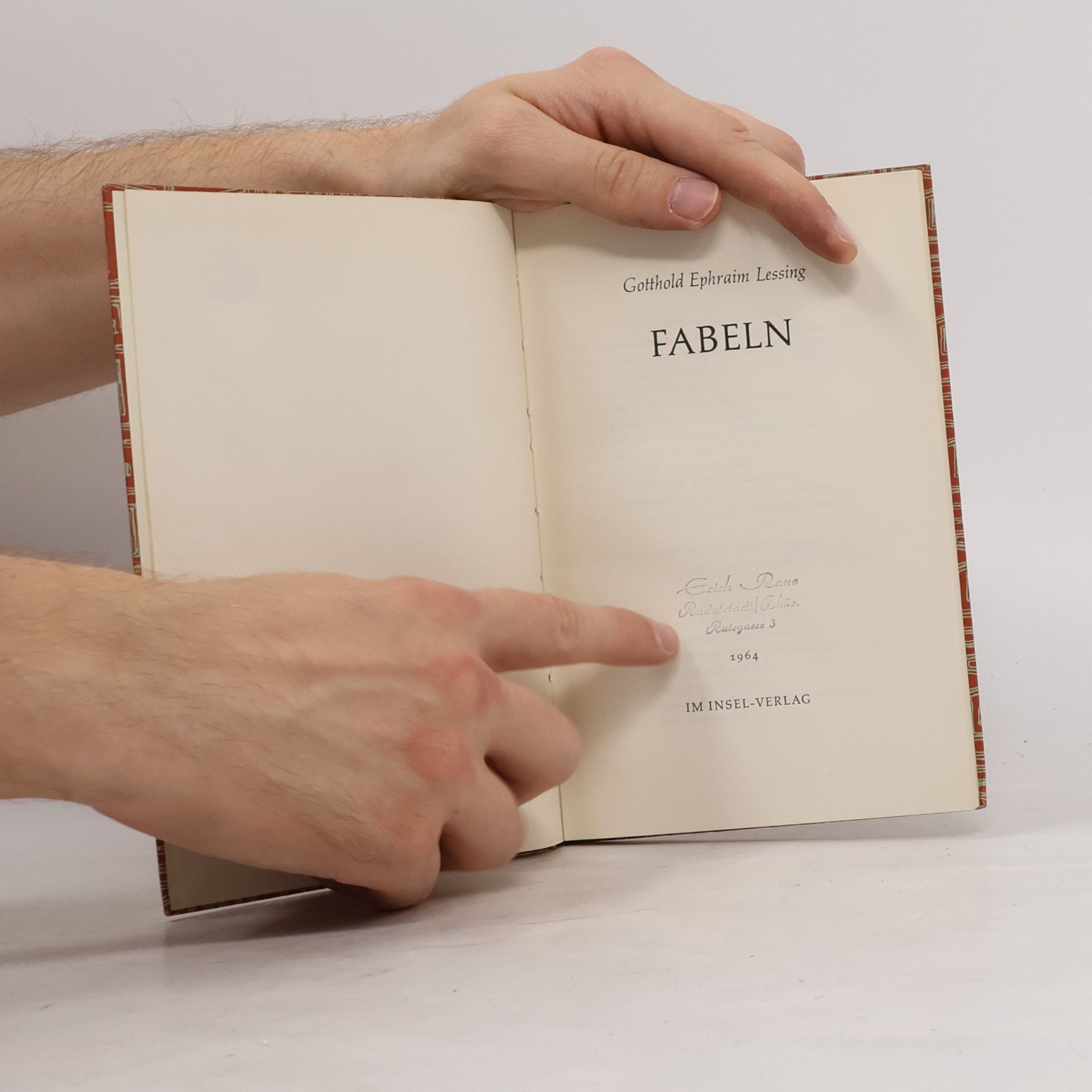 Gotthold Ephraim Lessing Fabeln