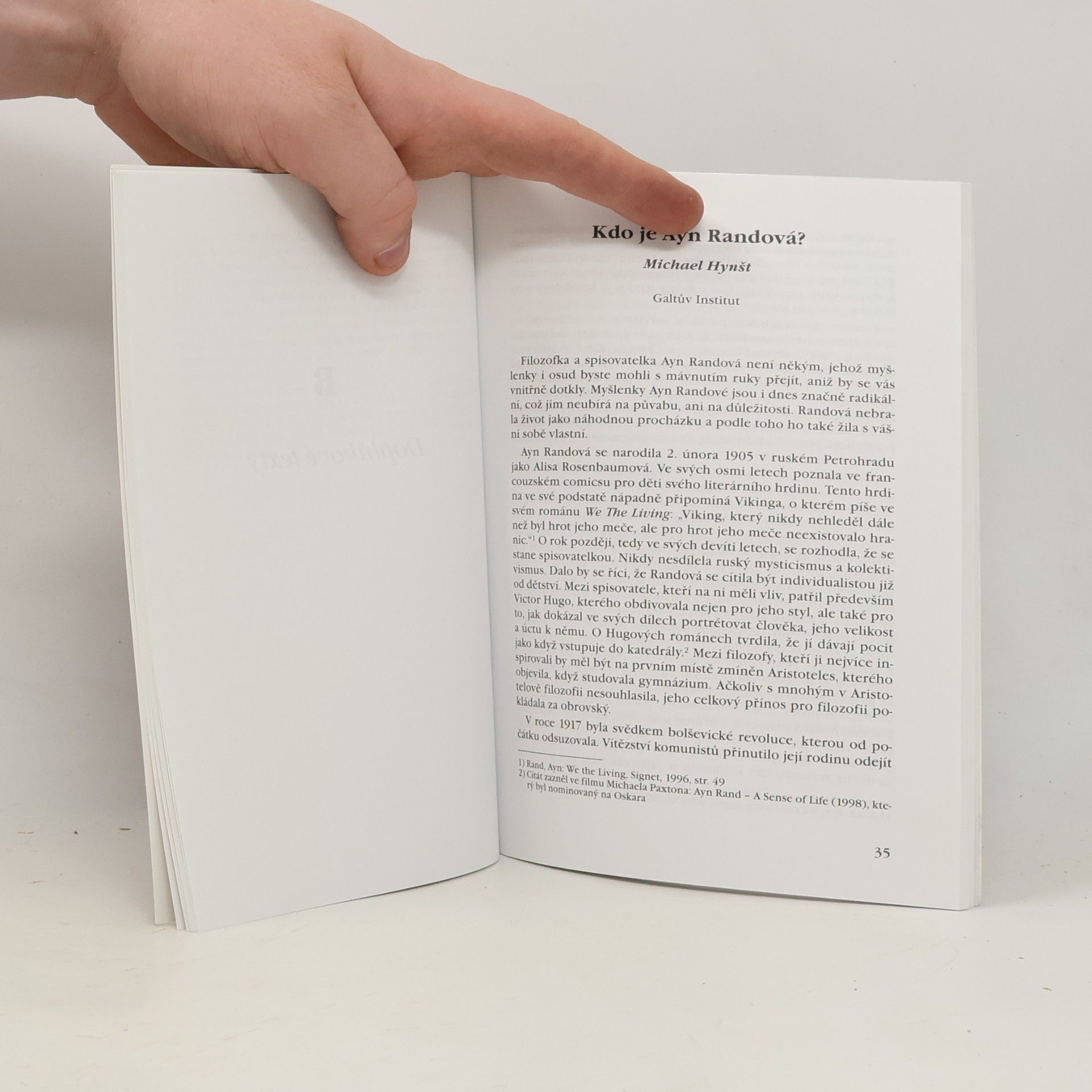 Autorenkollektiv Sto let od narození Ayn Randové