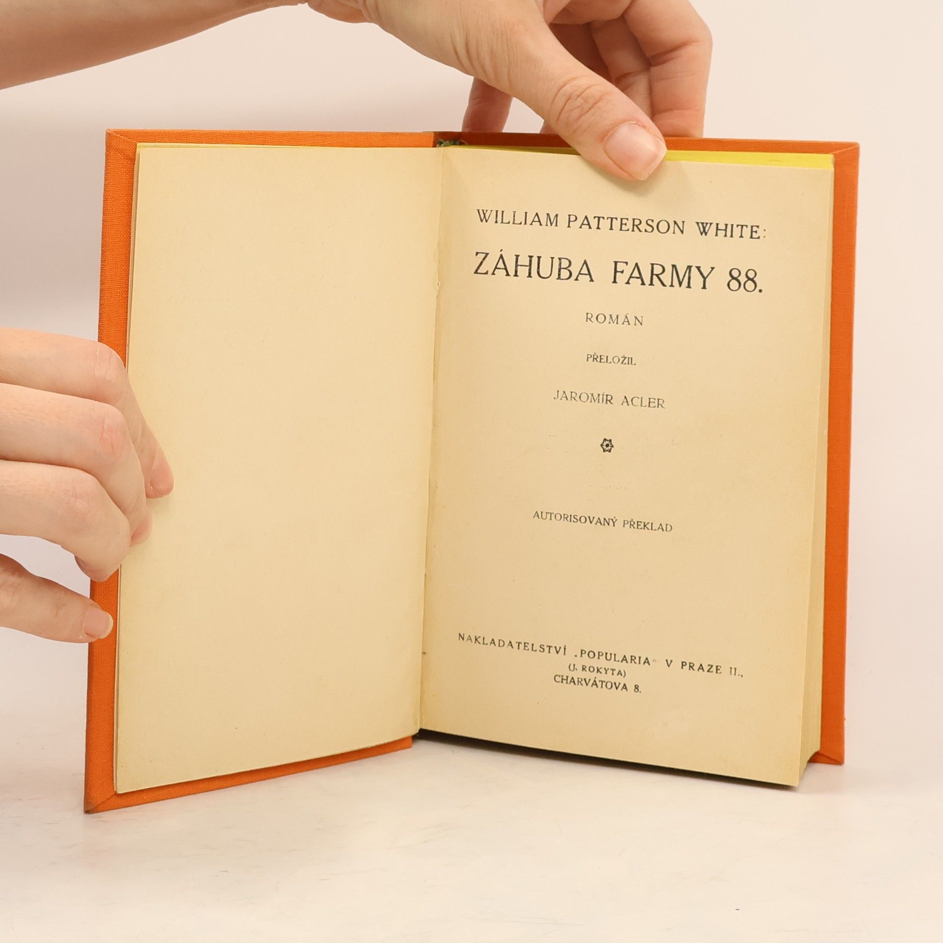 William Patterson White Záhuba farmy 88