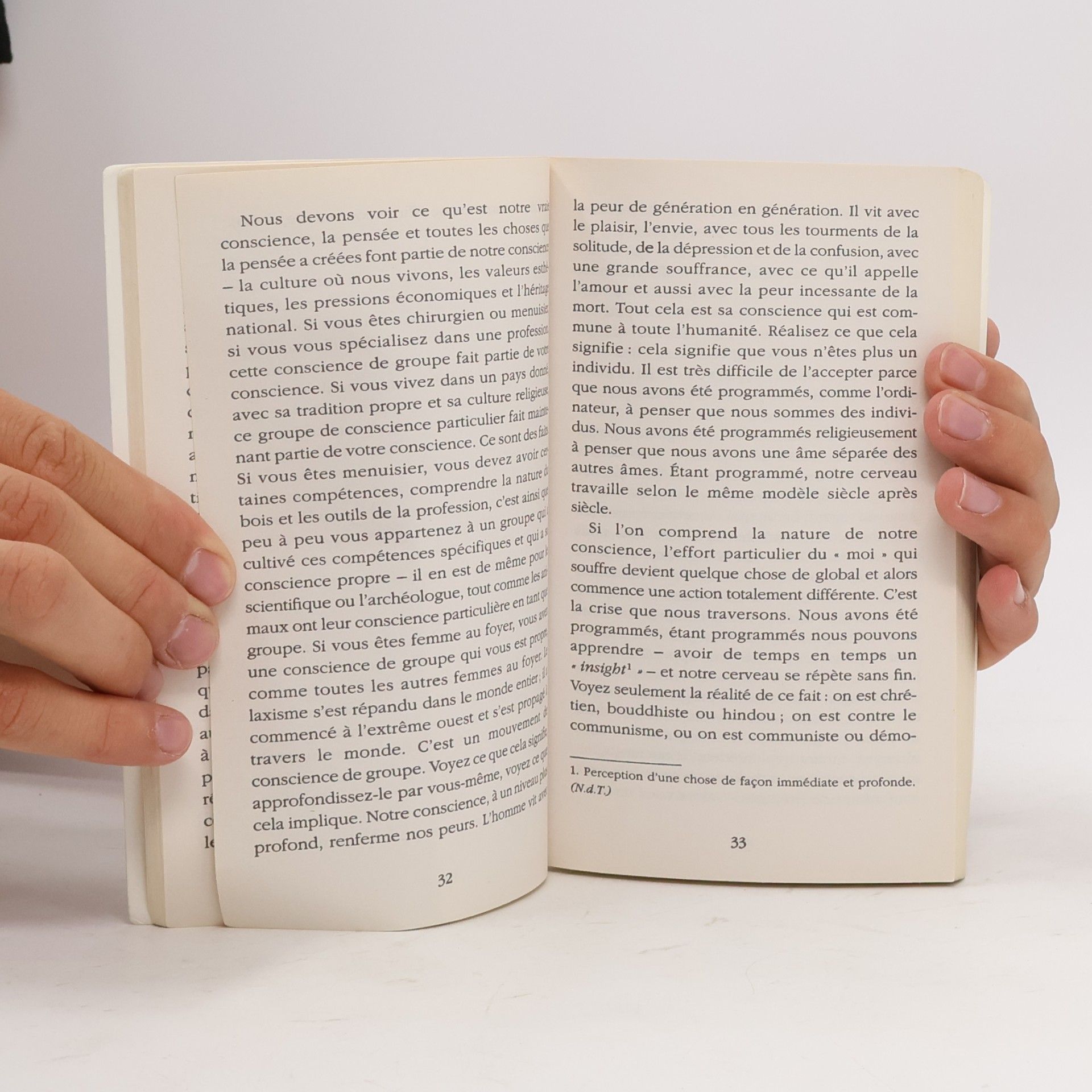Jiddu Krishnamurti Spiritualité: La nature de la pensée