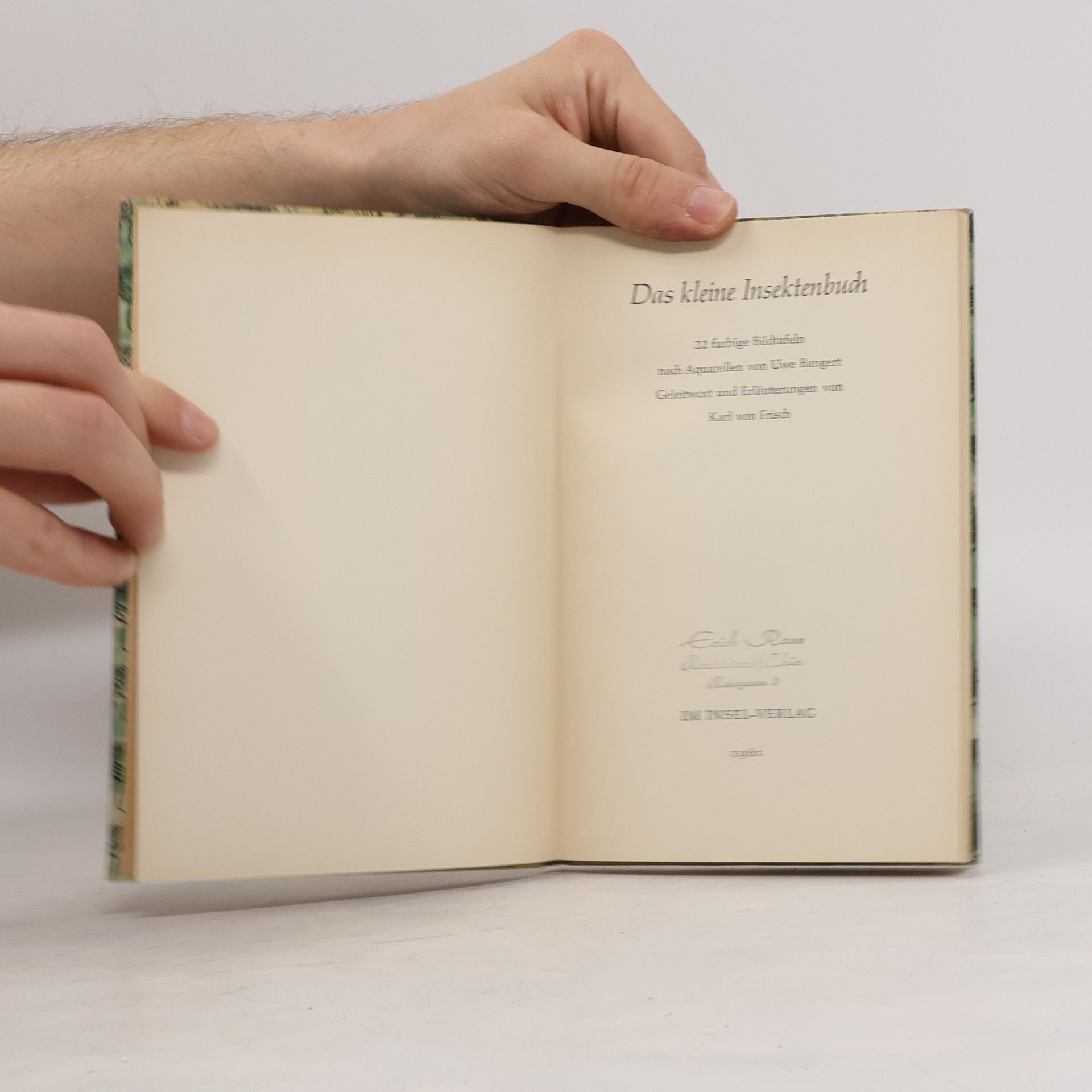 Karl von Frisch Das kleine Insektenbuch
