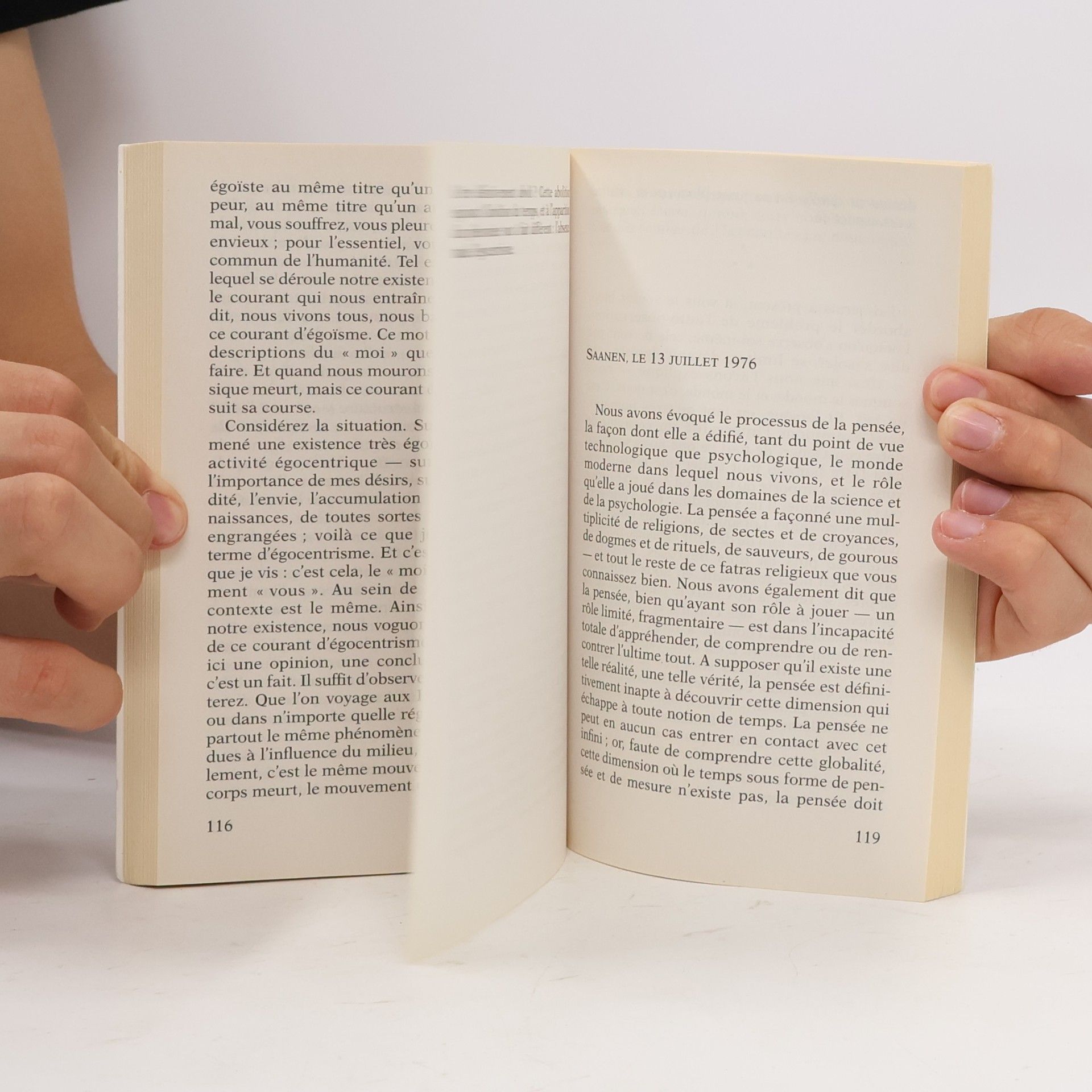 Džiddú Krišnamúrti Le Livre de Poche: L'esprit et la pensée