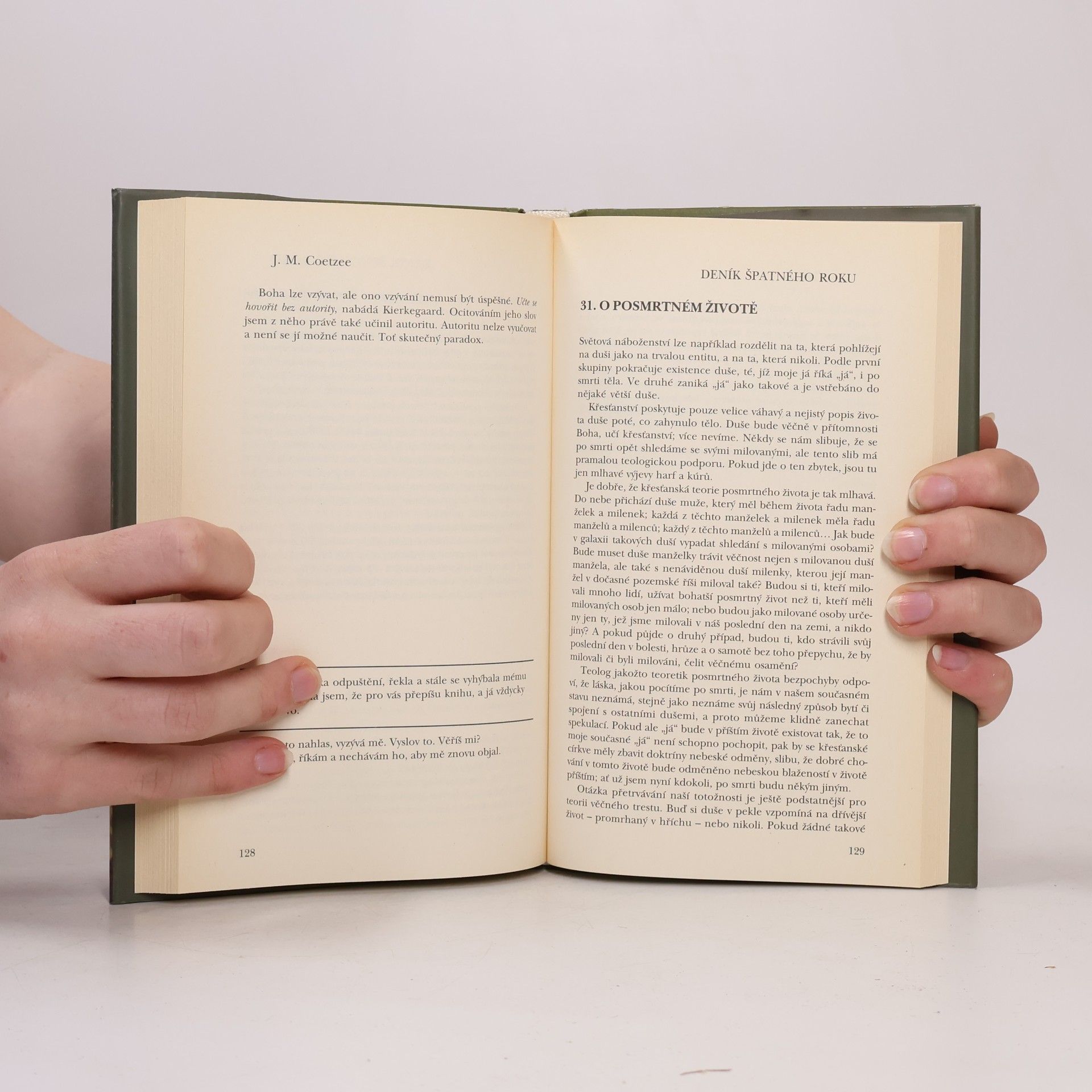 John Maxwell Coetzee Deník špatného roku