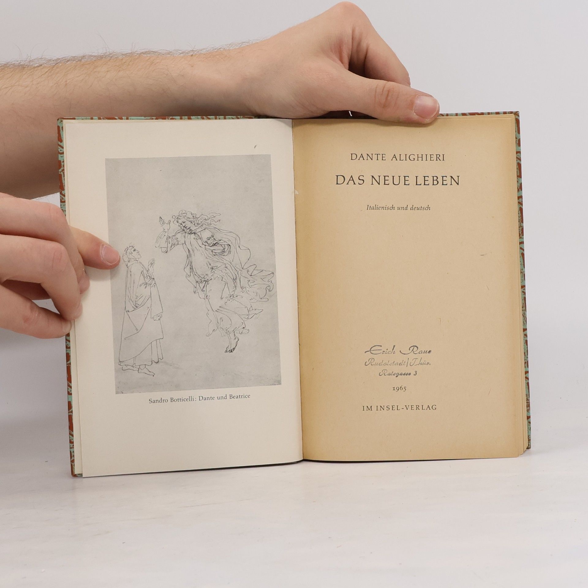 Dante Alighieri Das neue Leben