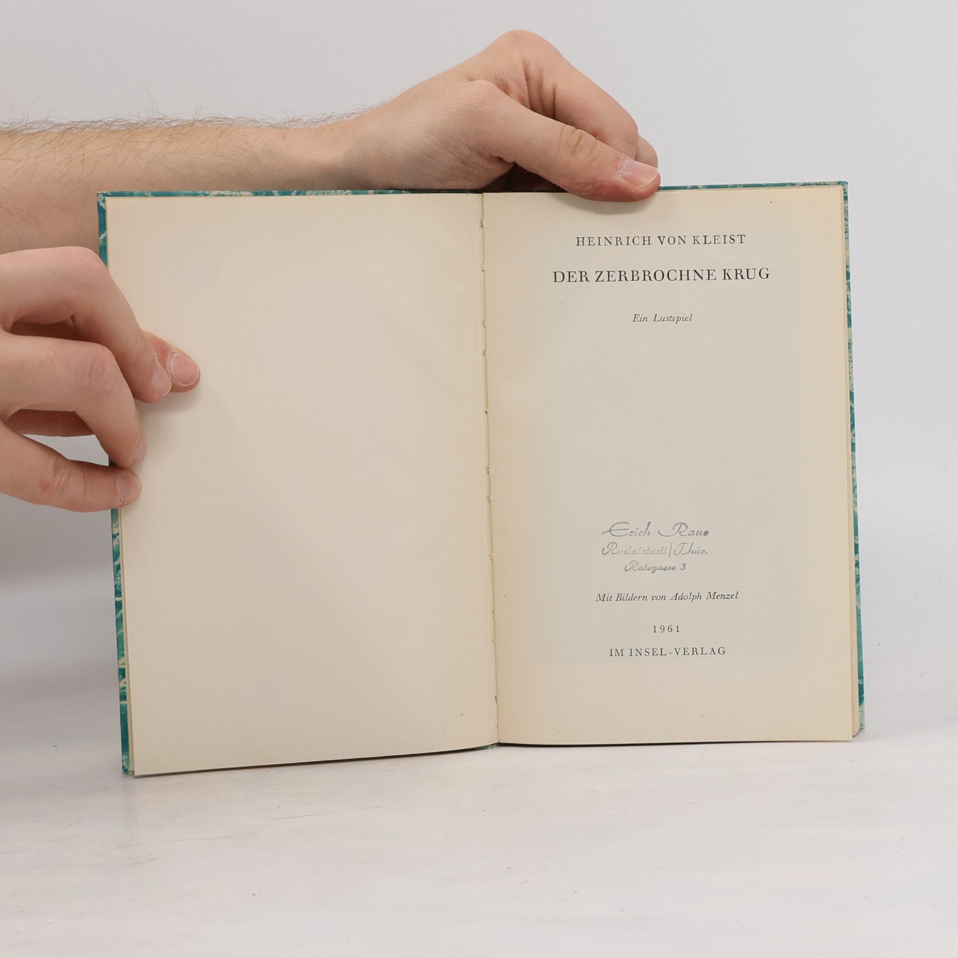 Heinrich von Kleist Der zerbrochne Krug