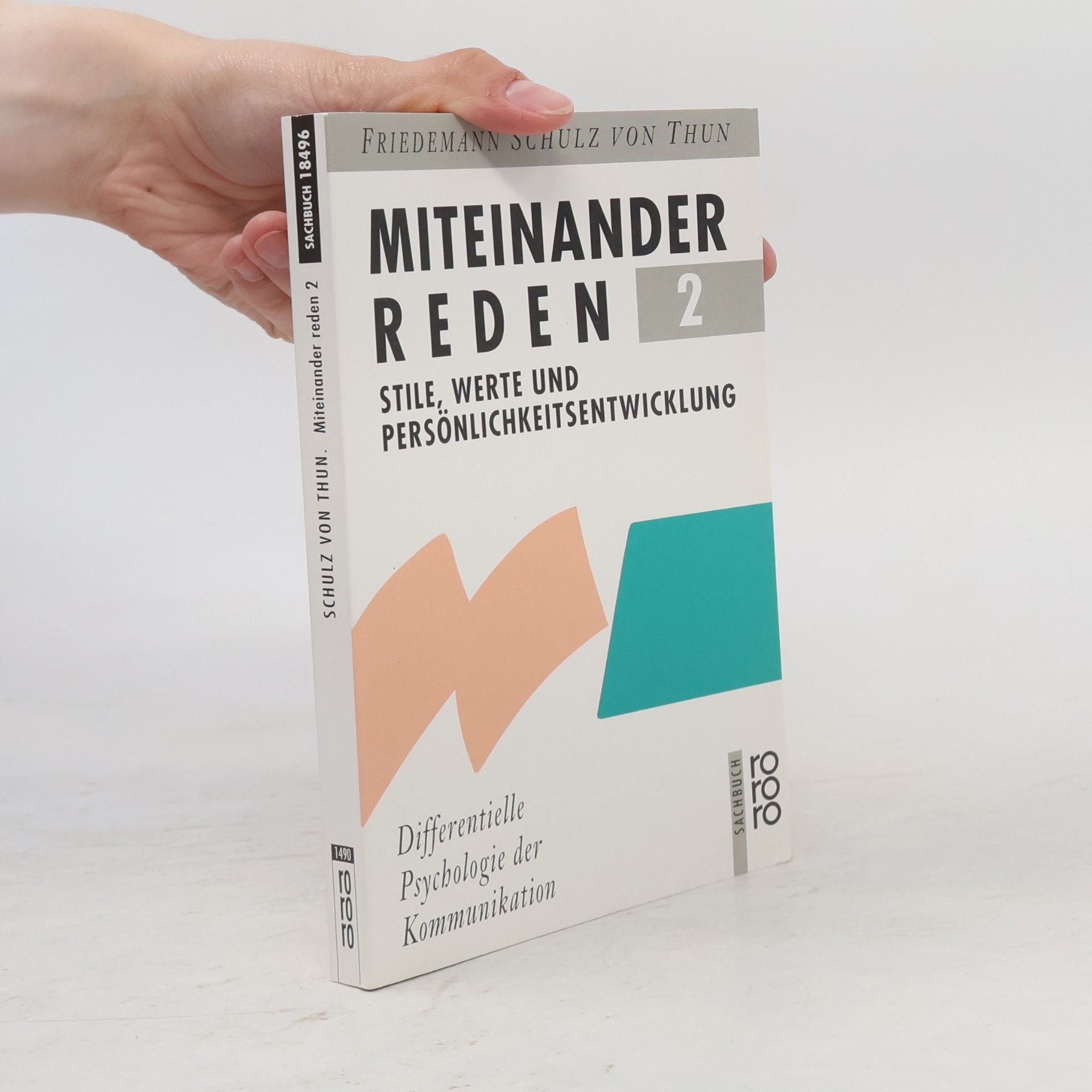 Friedemann Schulz von Thun Miteinander reden 2