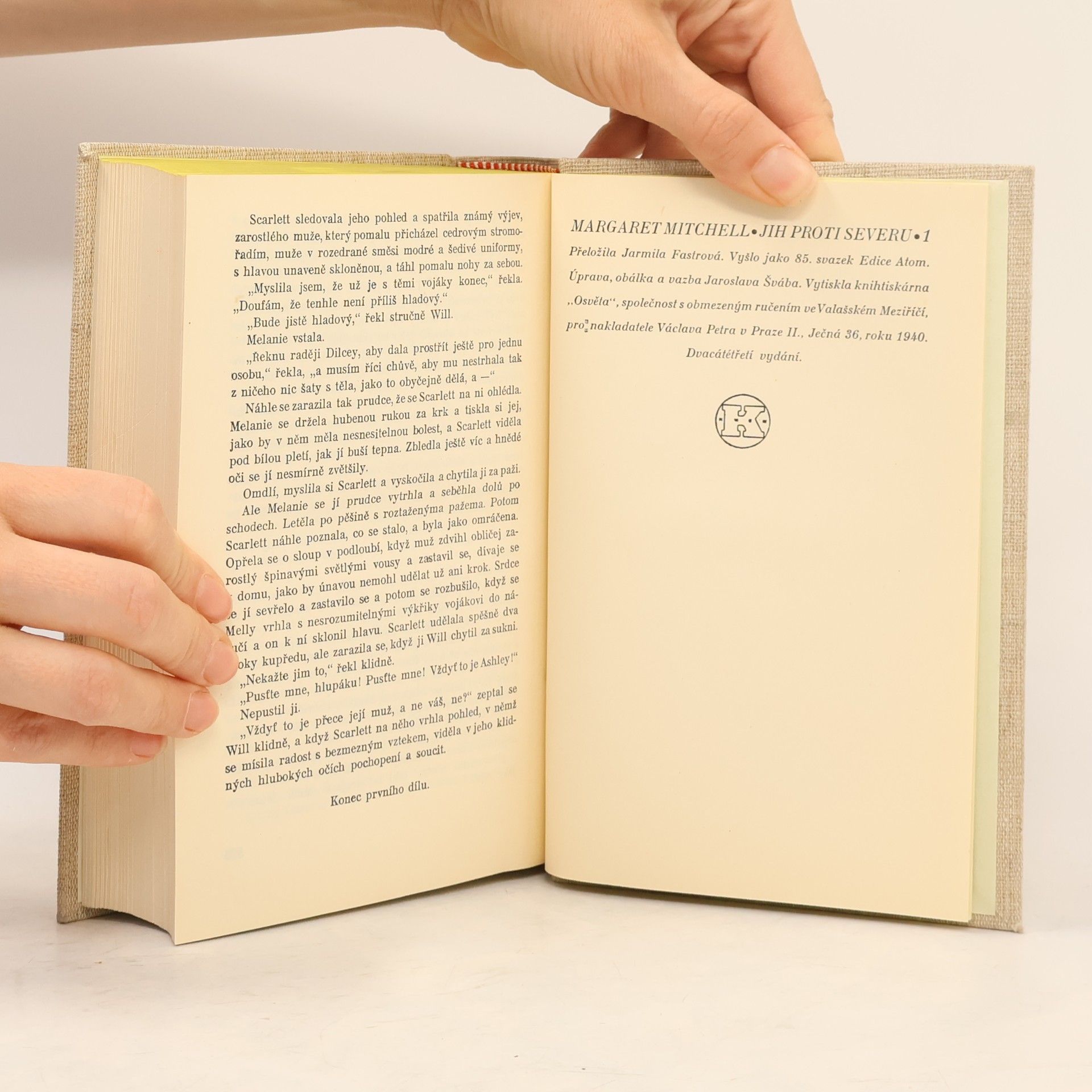 Margaret Mitchell Jih proti severu 1. V bouři