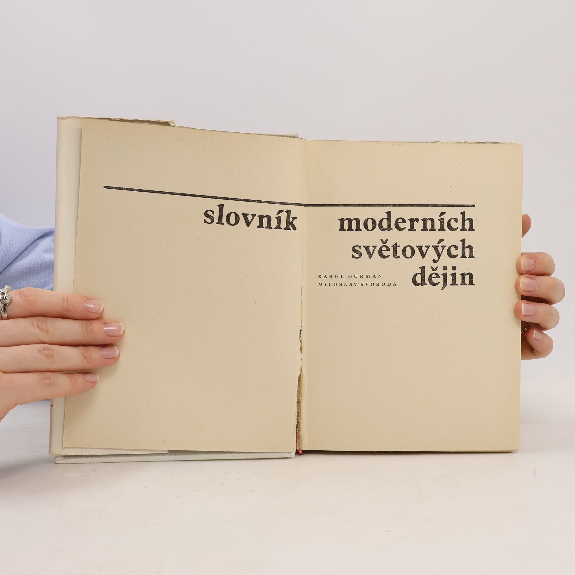 Karel Durman Slovník moderních světových dějin