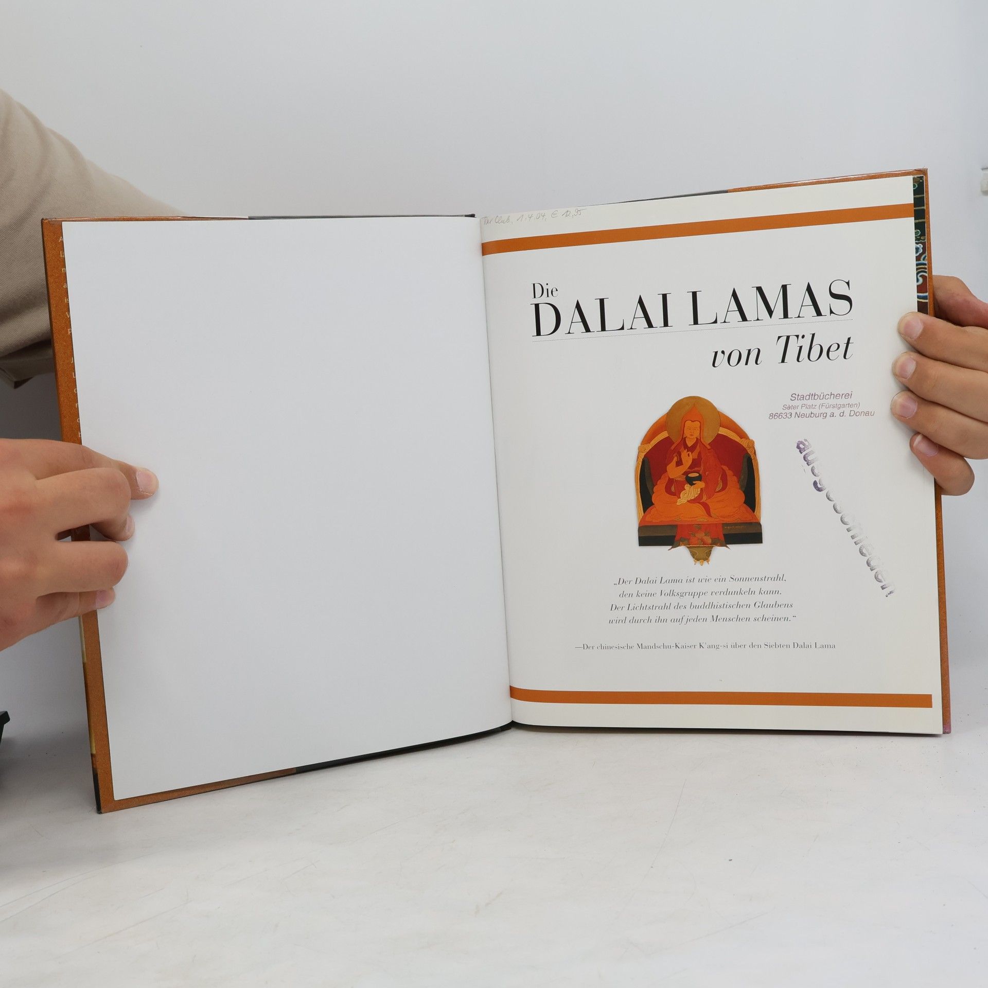 Tendar Die Dalai Lamas von Tibet