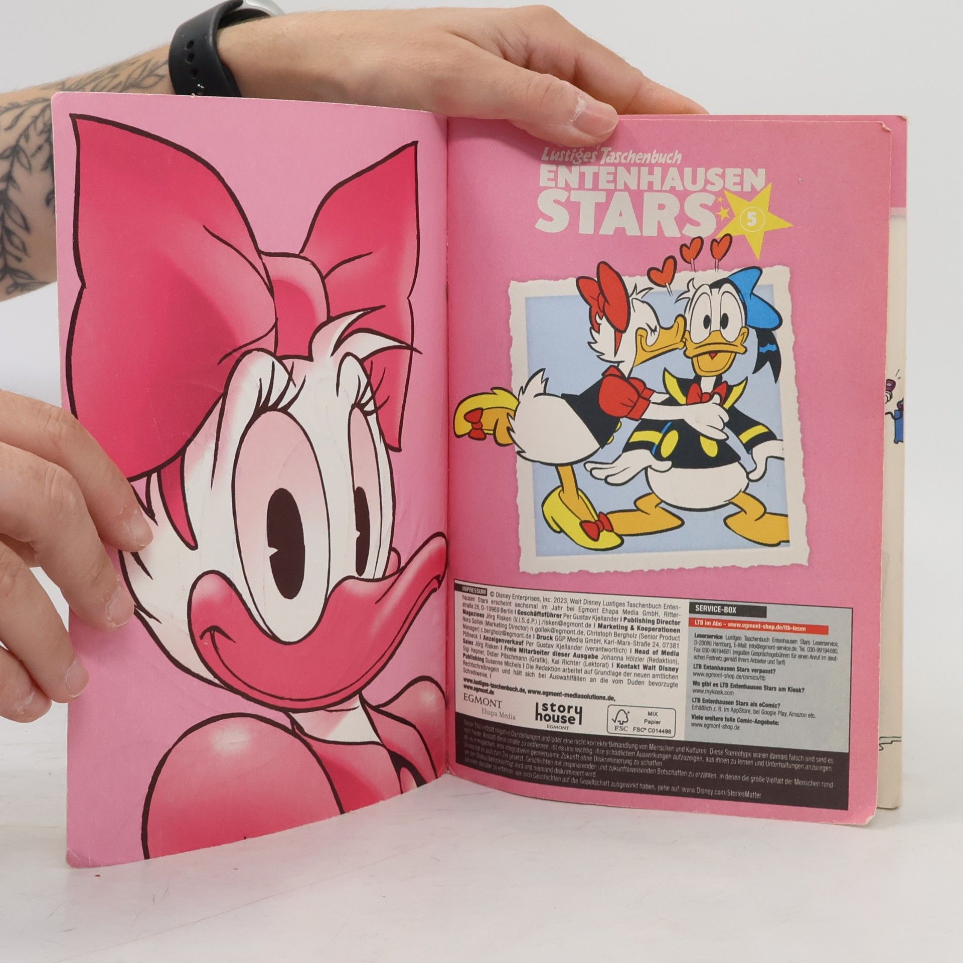Walt Disney Lustiges Taschenbuch Entenhausen Stars 5