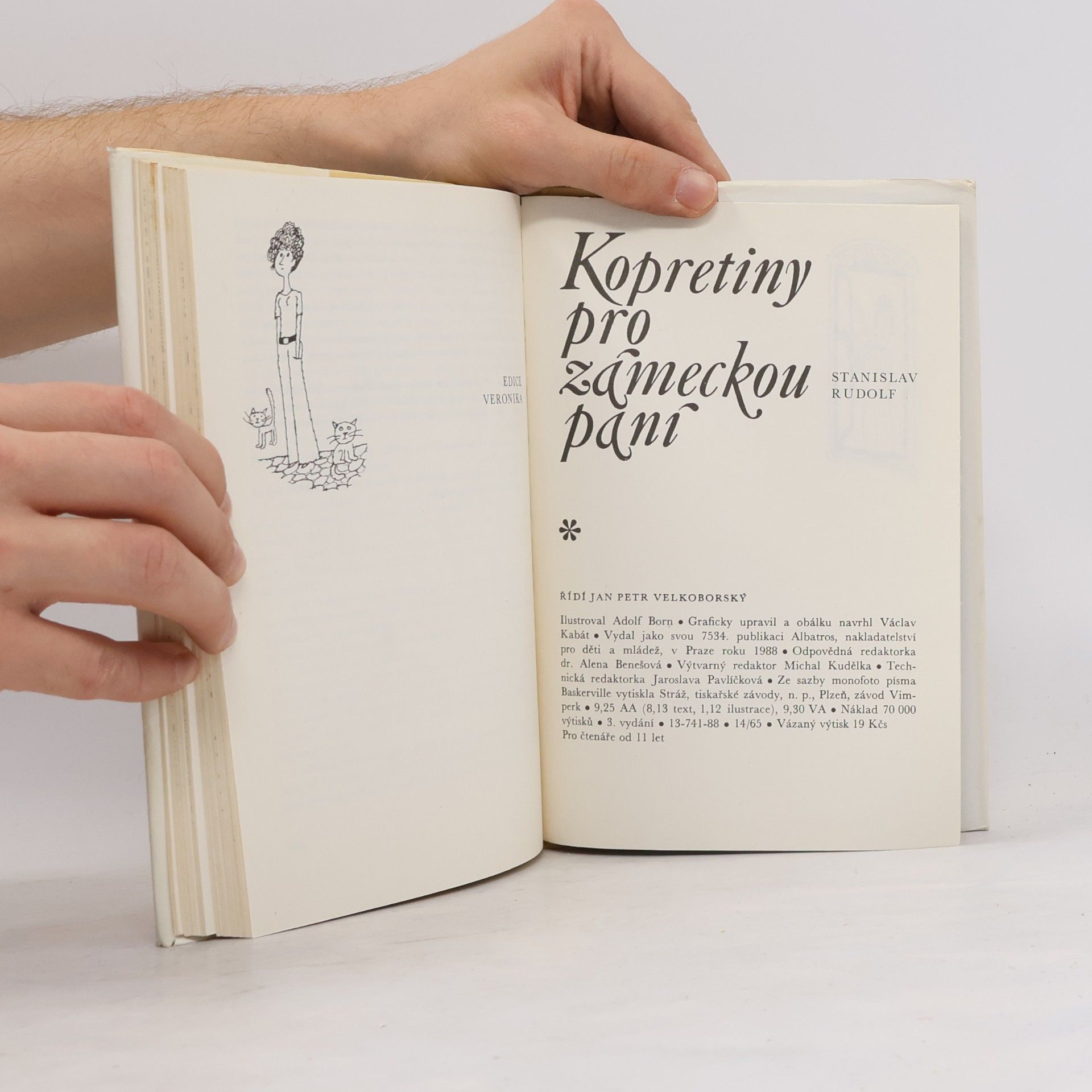 Adolf Born Kopretiny pro zámeckou paní