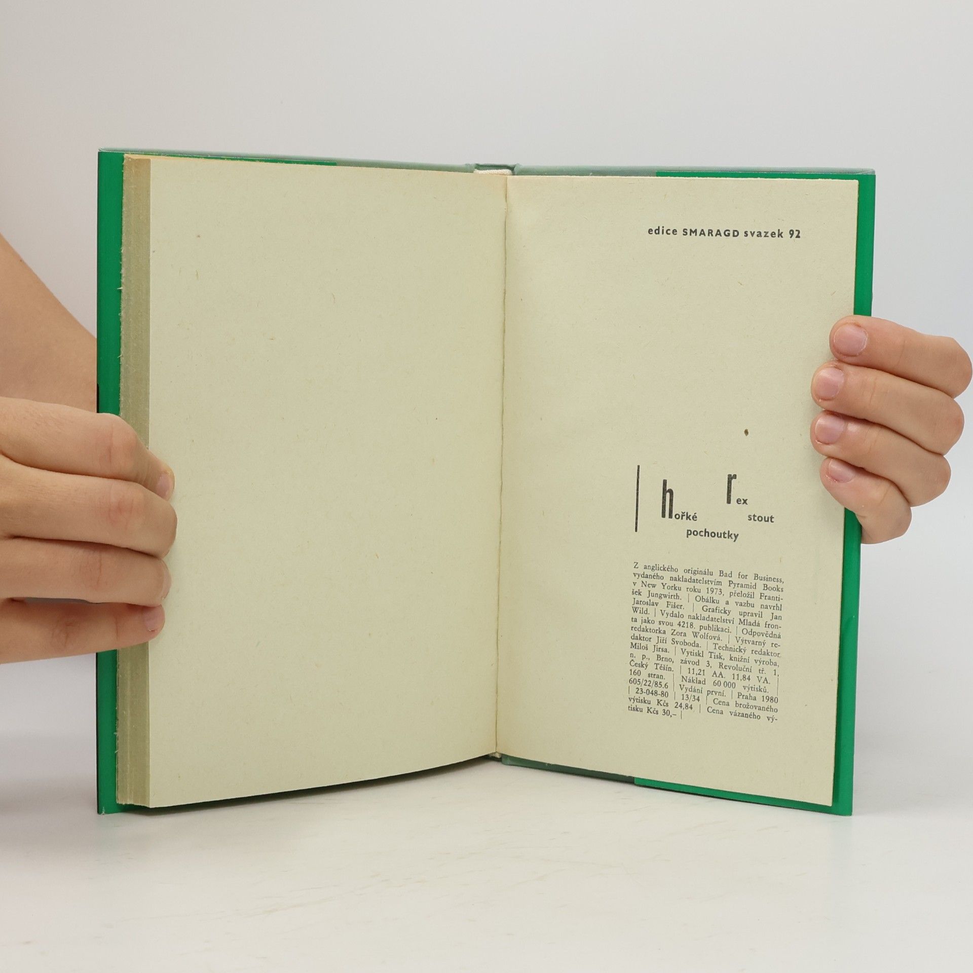 Rex Stout Hořké pochoutky
