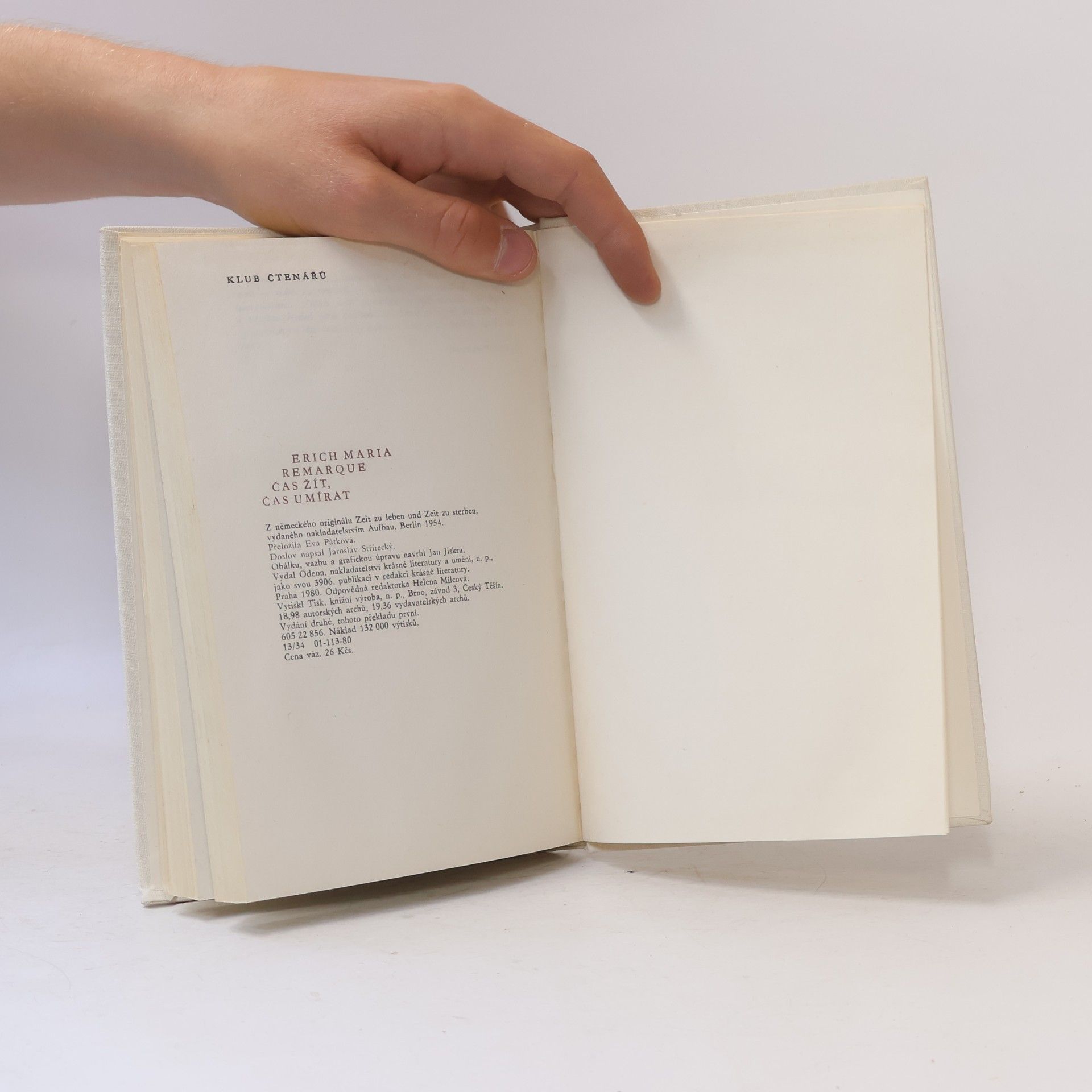 Erich Maria Remarque Čas žít, čas umírat