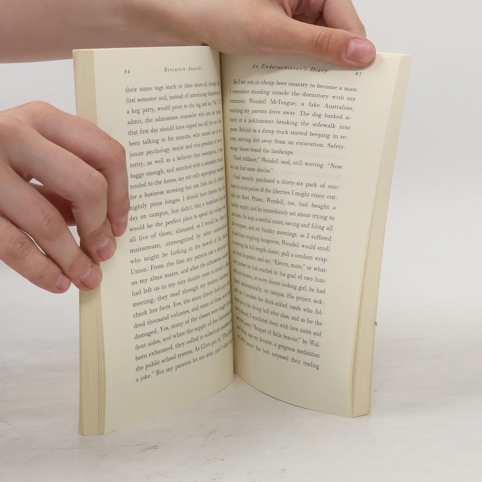 Benjamin Anastas An Underachiever's Diary