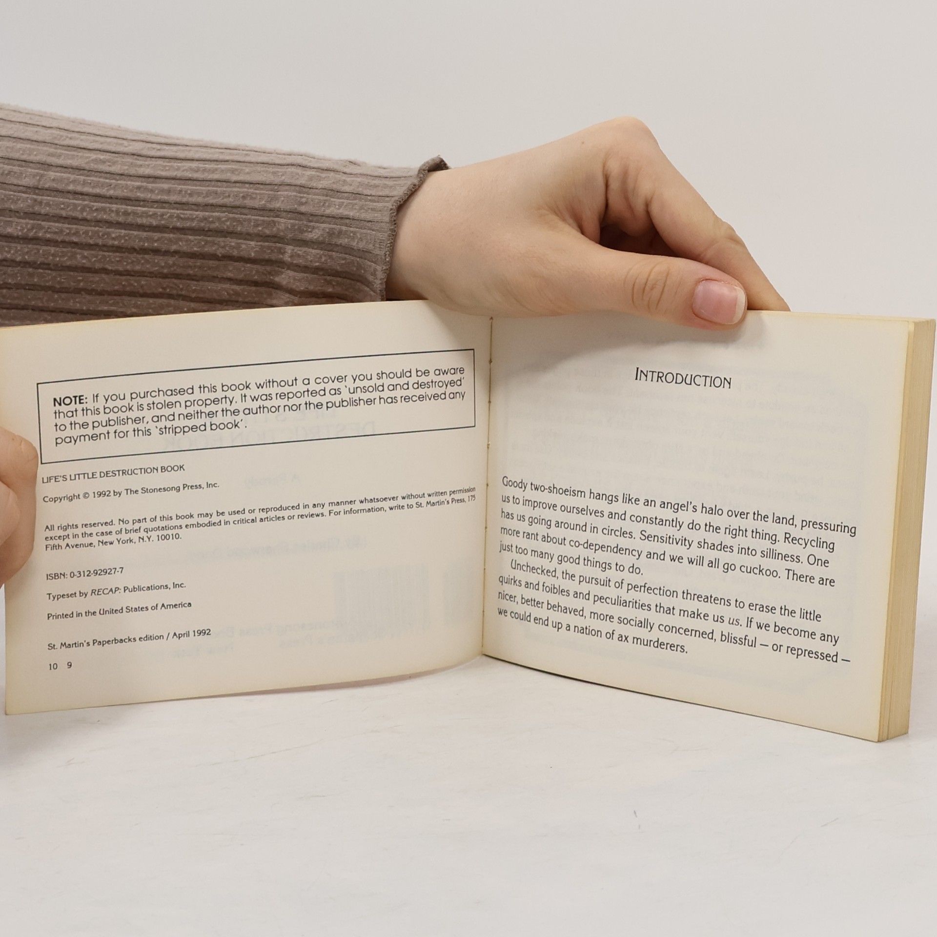 Charles Sherwood Dane Life's Little Destruction Book