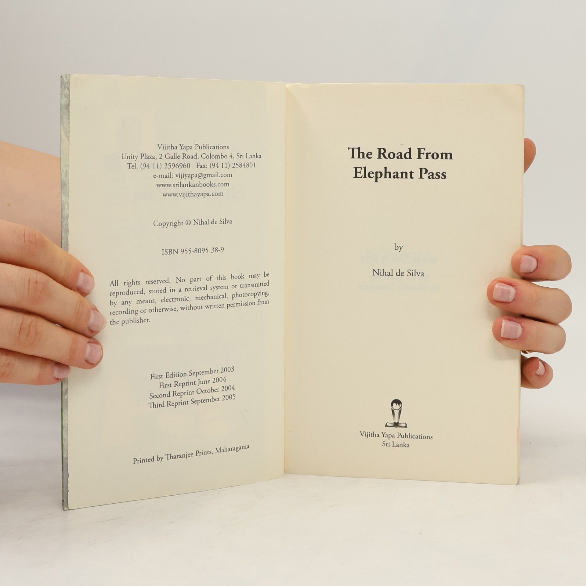 Nihal De Silva The Road From Elephant Pass