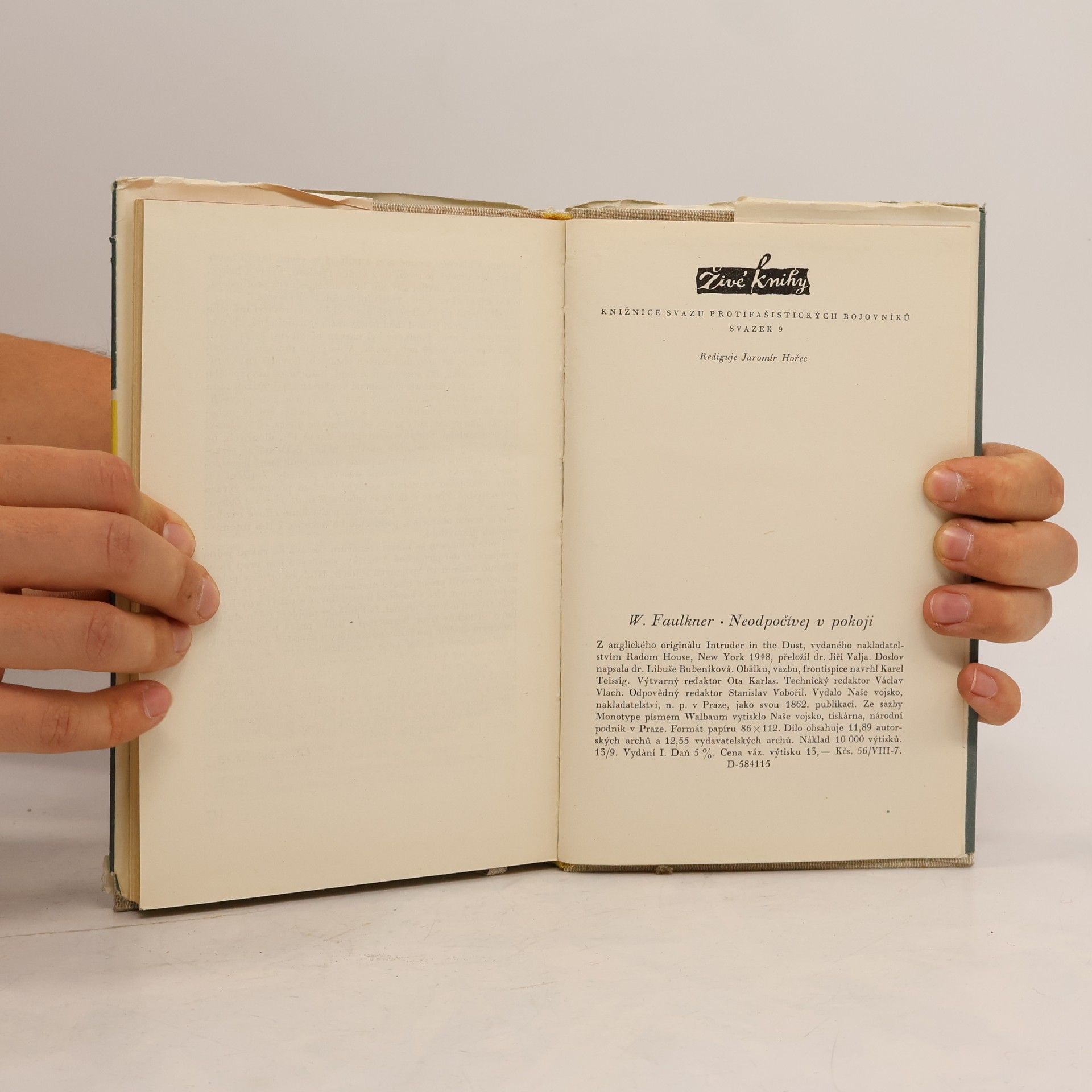 William Faulkner Neodpočívej v pokoji