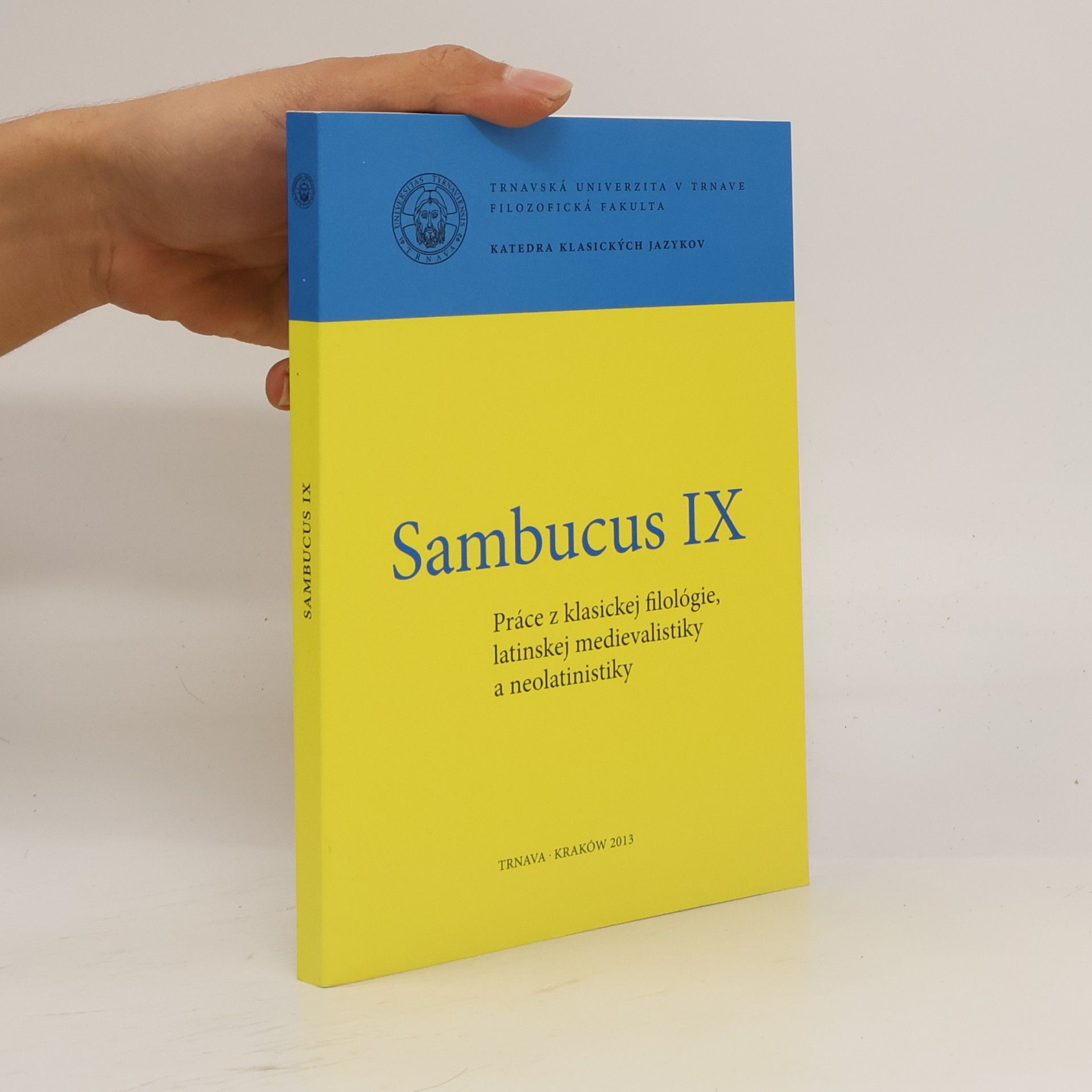 Autores varios Sambucus IX. Práce z klasickej filológie, latinskej medievalistiky a neolatinistiky