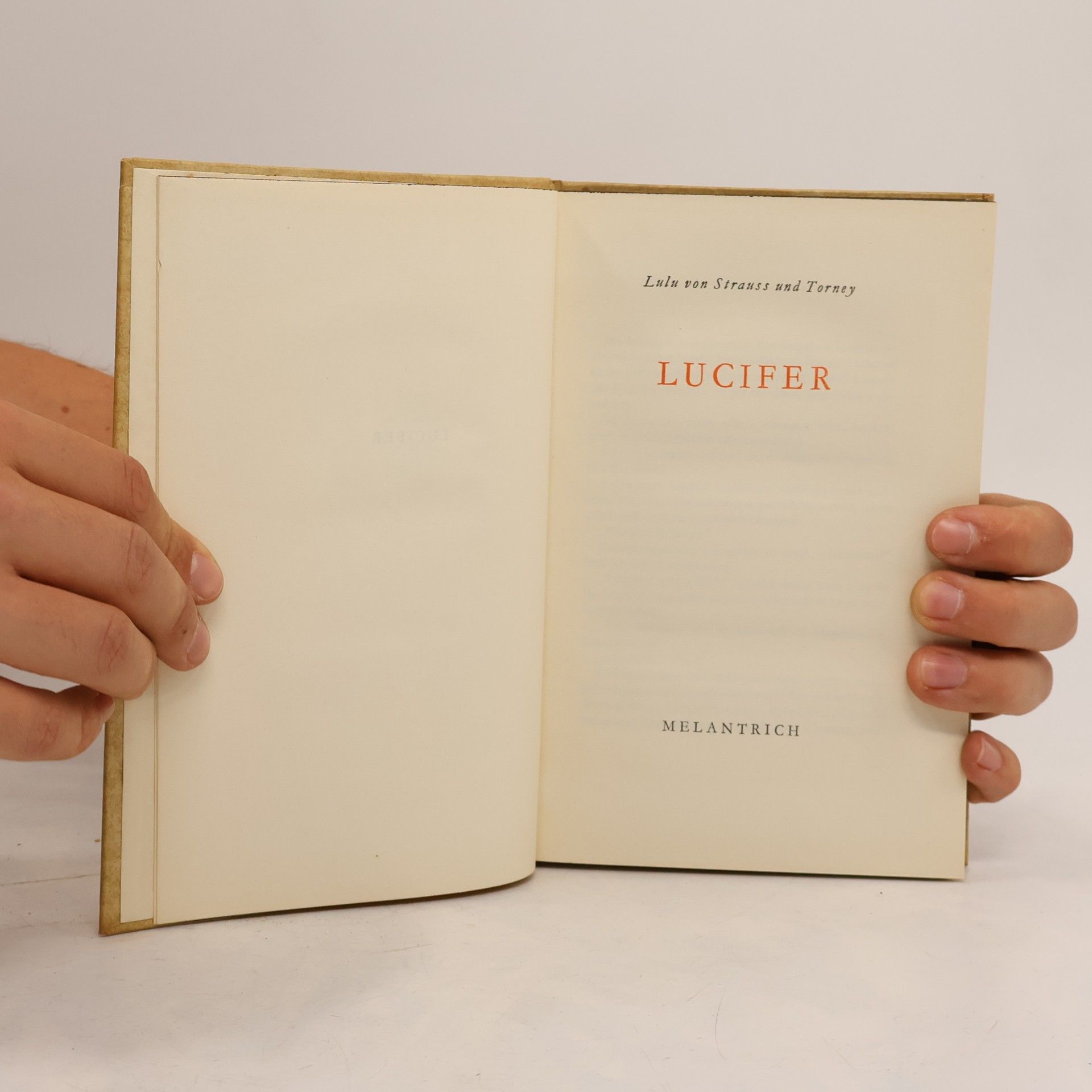 Lulu von Strauss und Torney Lucifer