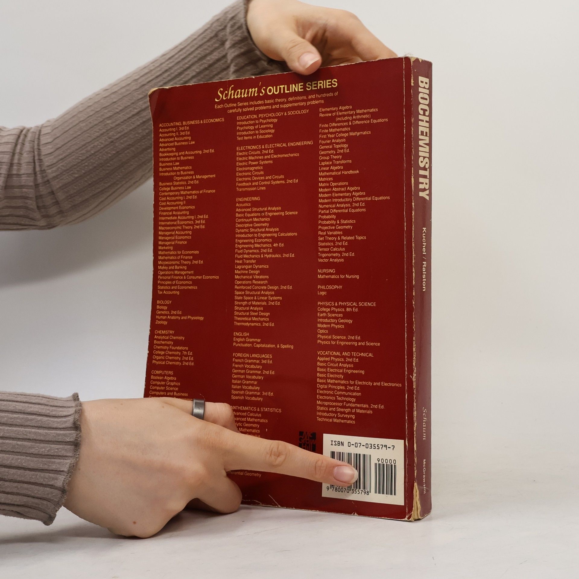 Gregory B. Ralston Schaum's Outline Of Theory And Problems Of Biochemistry