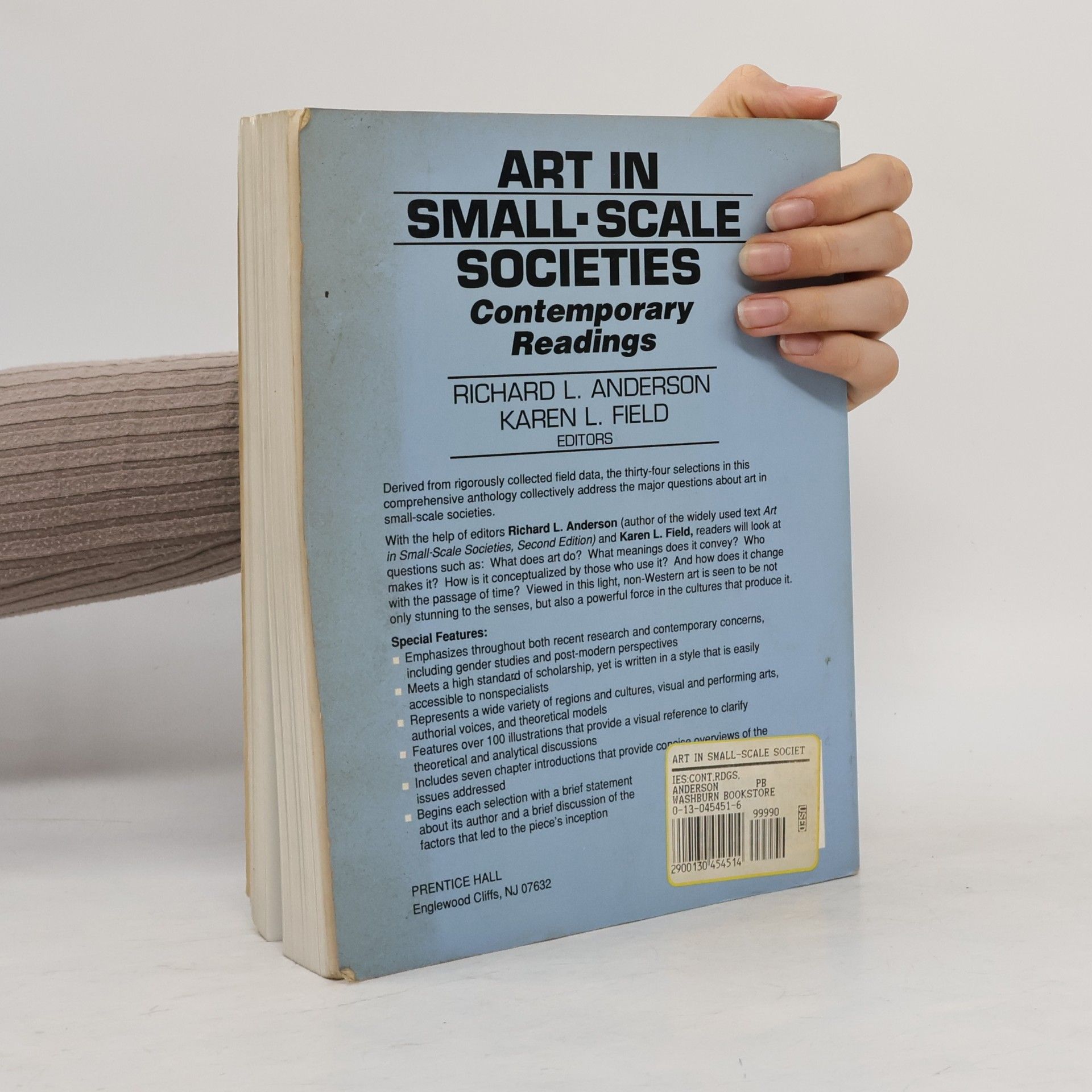 Richard L. Anderson Art In Small Scale Societies