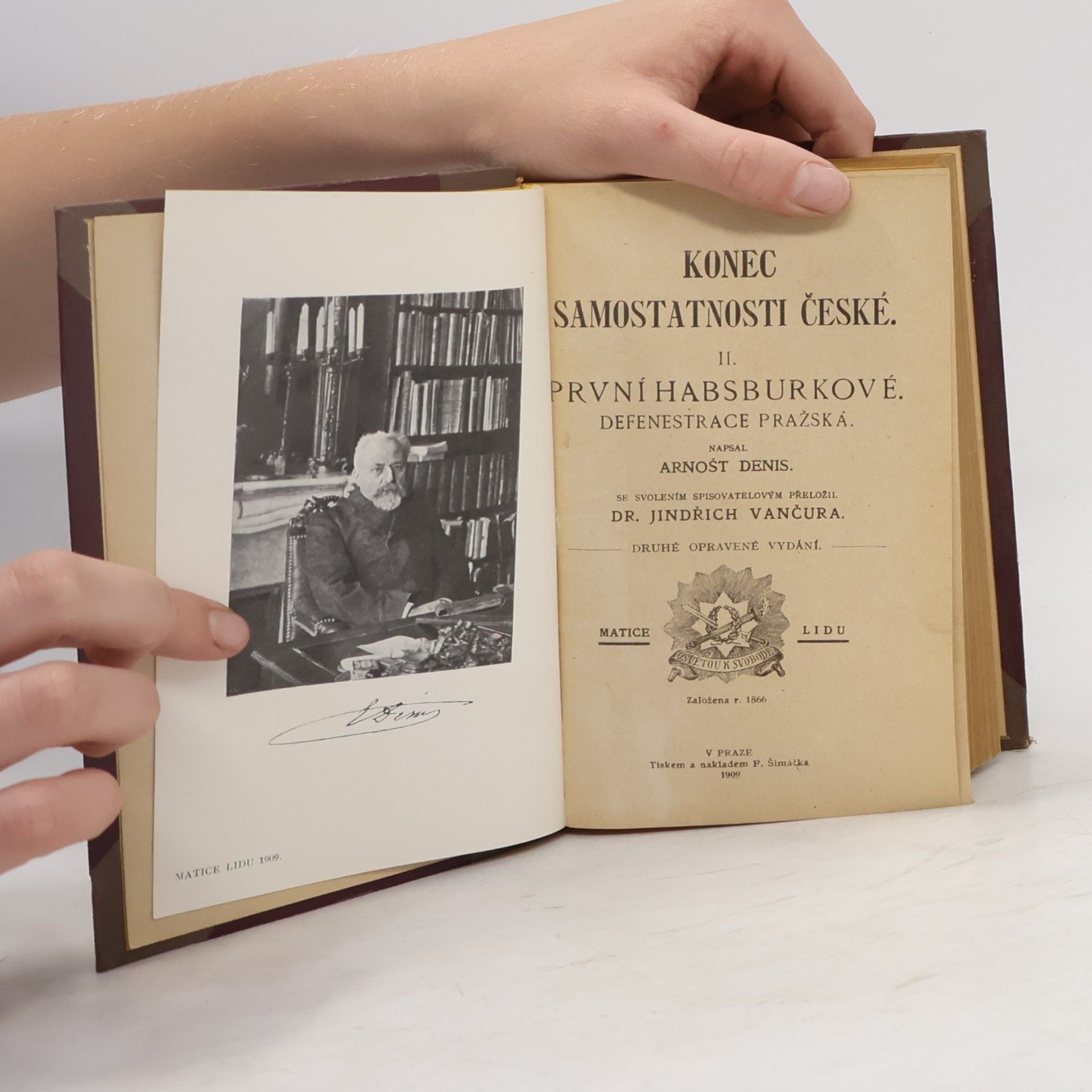 Arnošt Denis Konec samostatnosti české