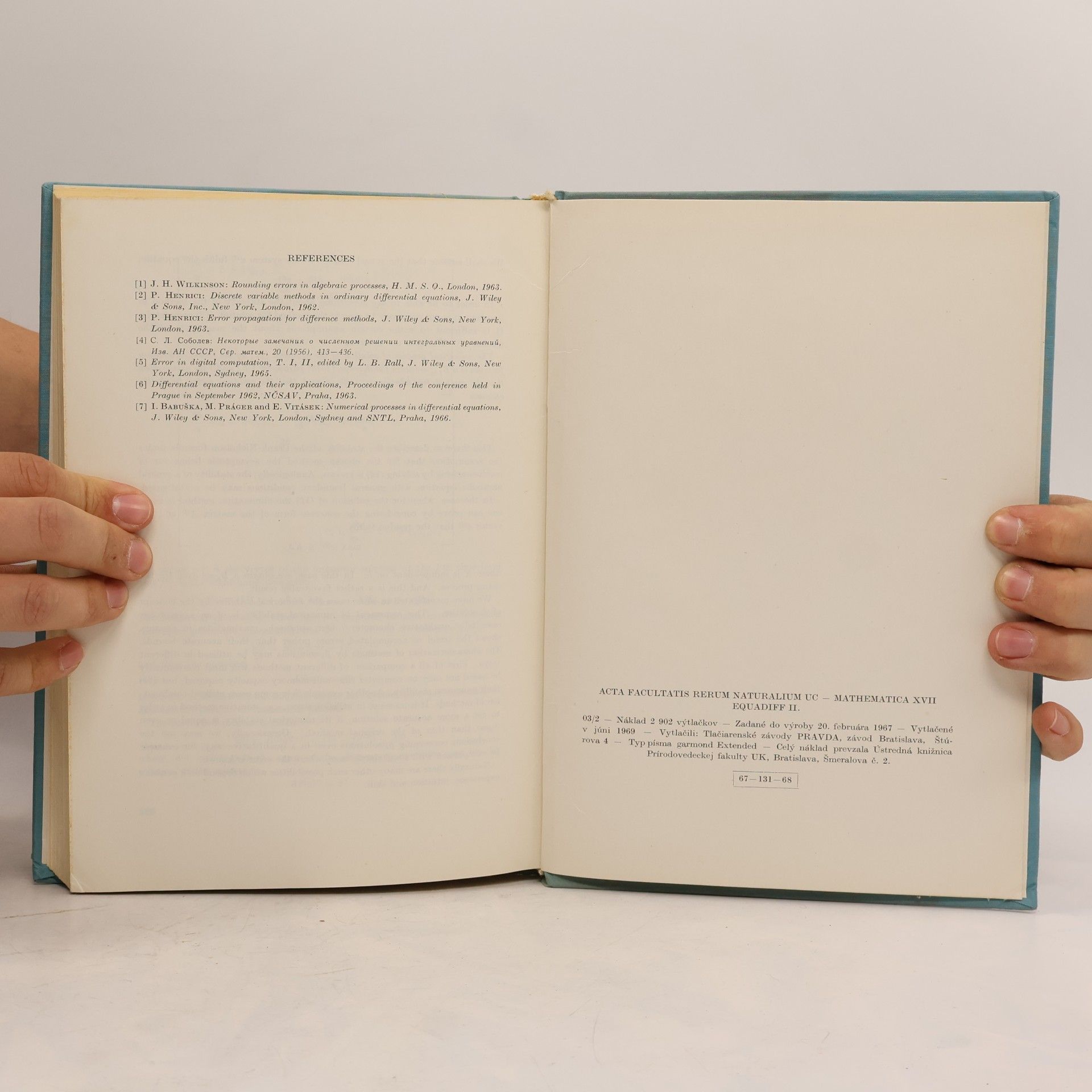 Autorenkollektiv Differential Equations and Their Applications II.