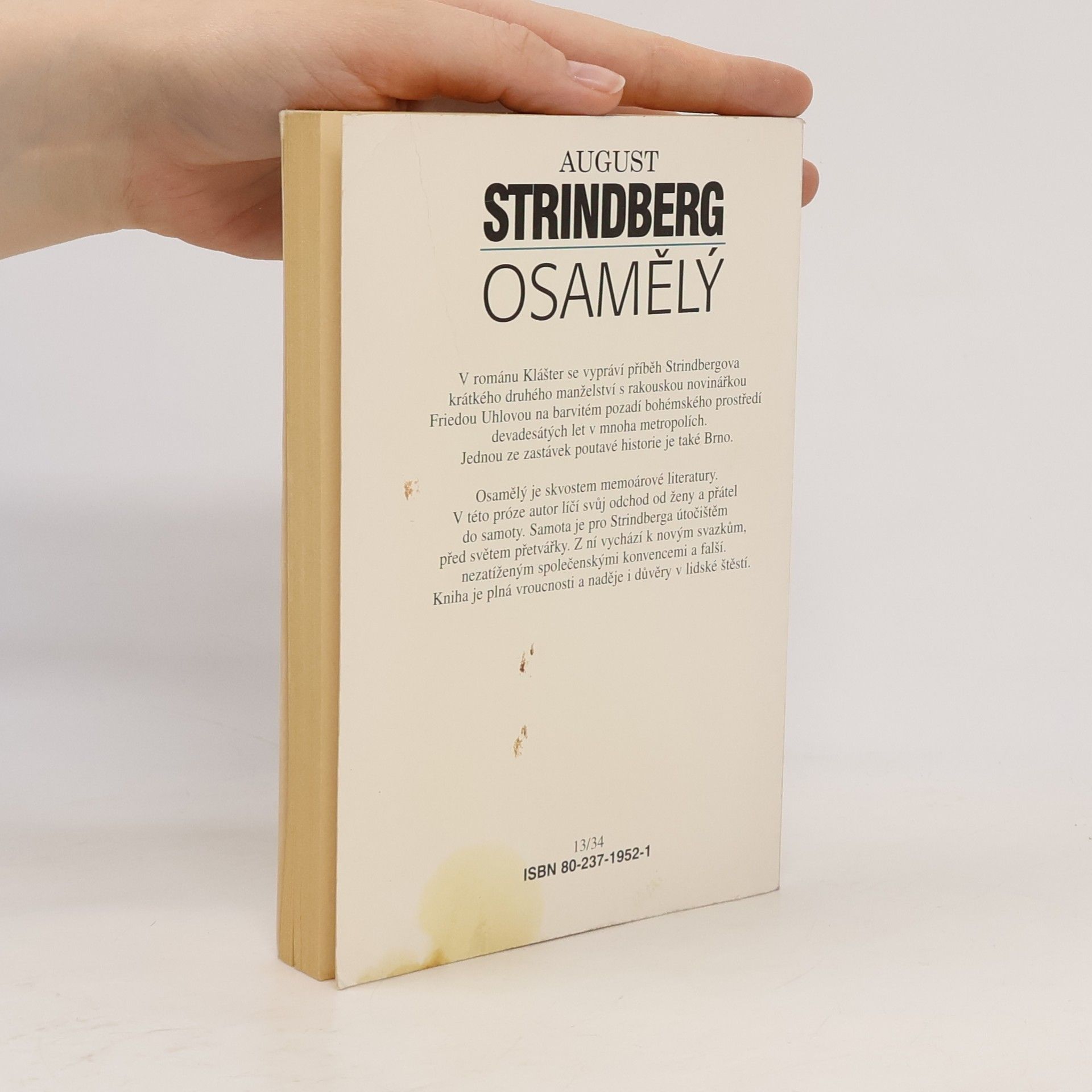August Strindberg Osamělý