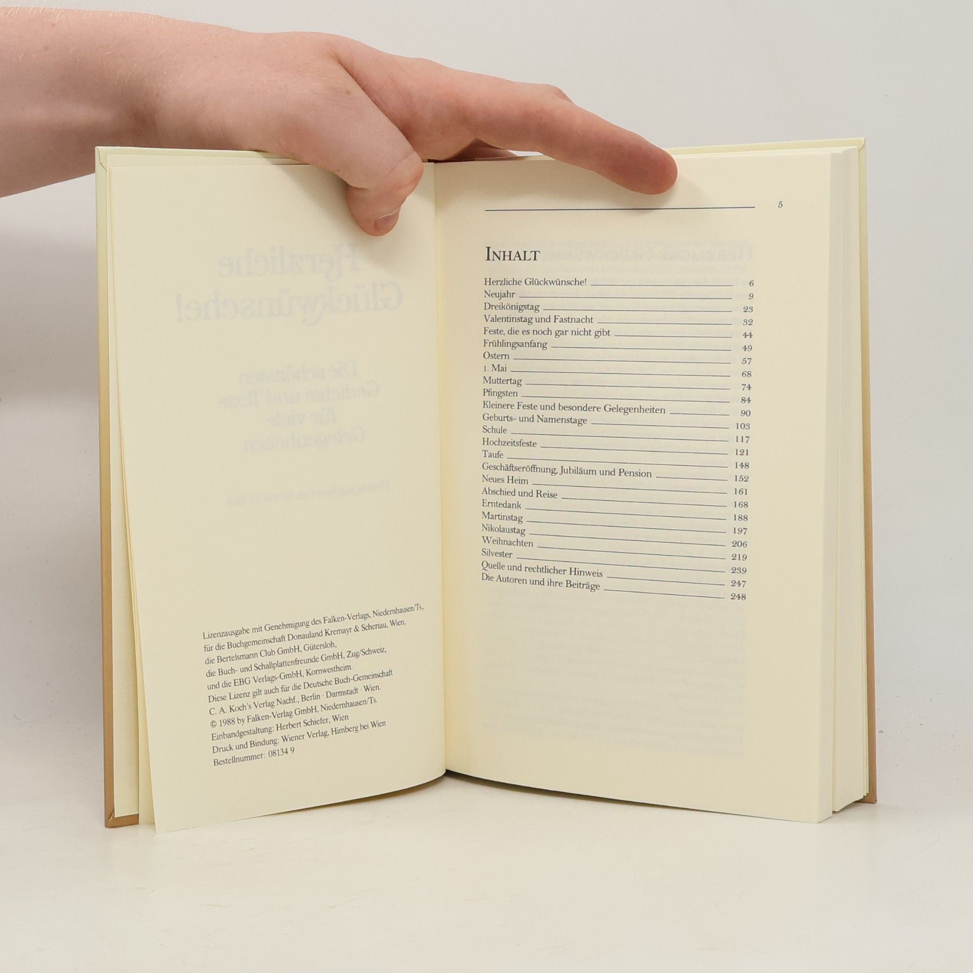 Various authors Herzliche Glückwünsche. Die schönsten Gedichte und Texte für viele Gelegenheiten