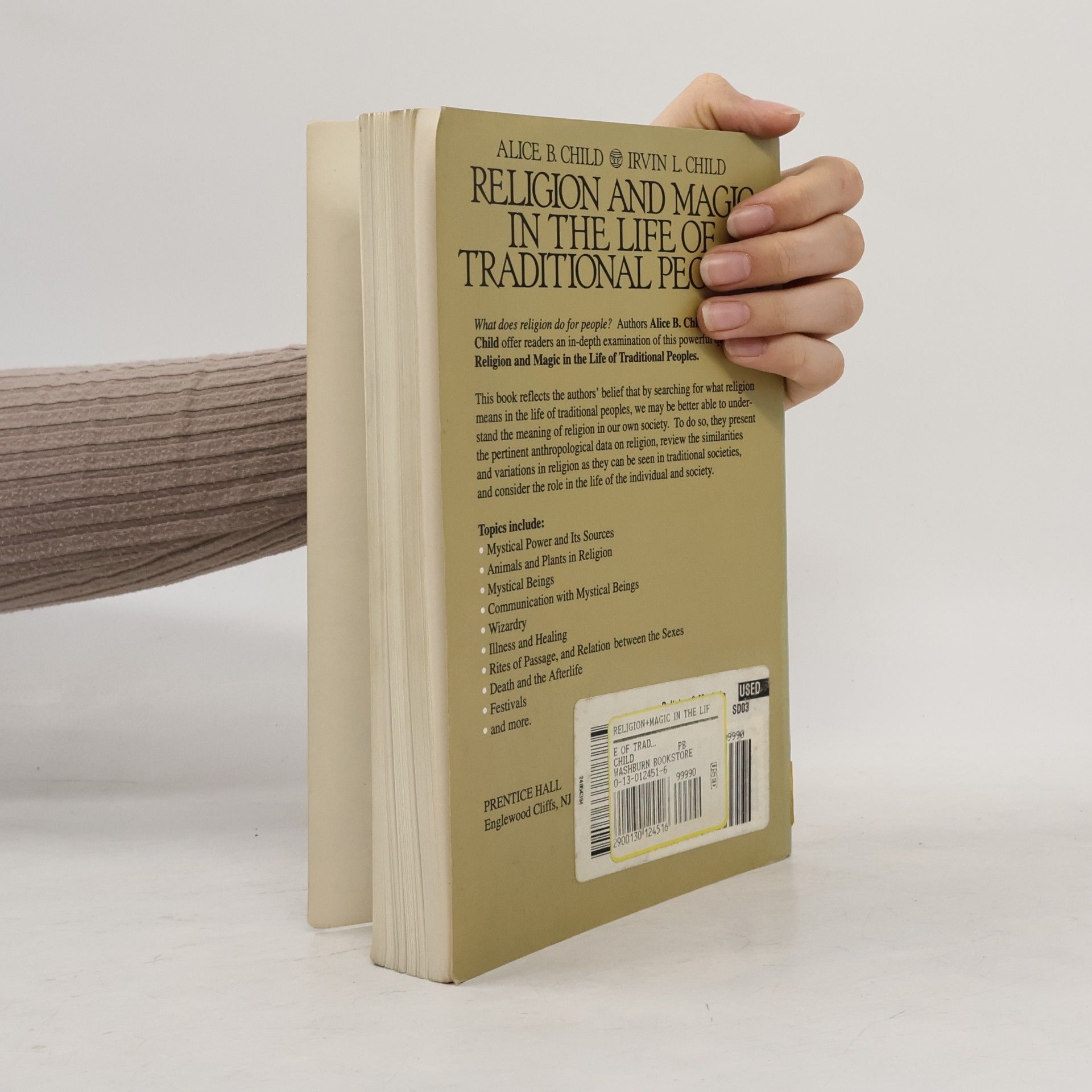 Alice B. Child Religion and Magic in the Life of Traditional Peoples