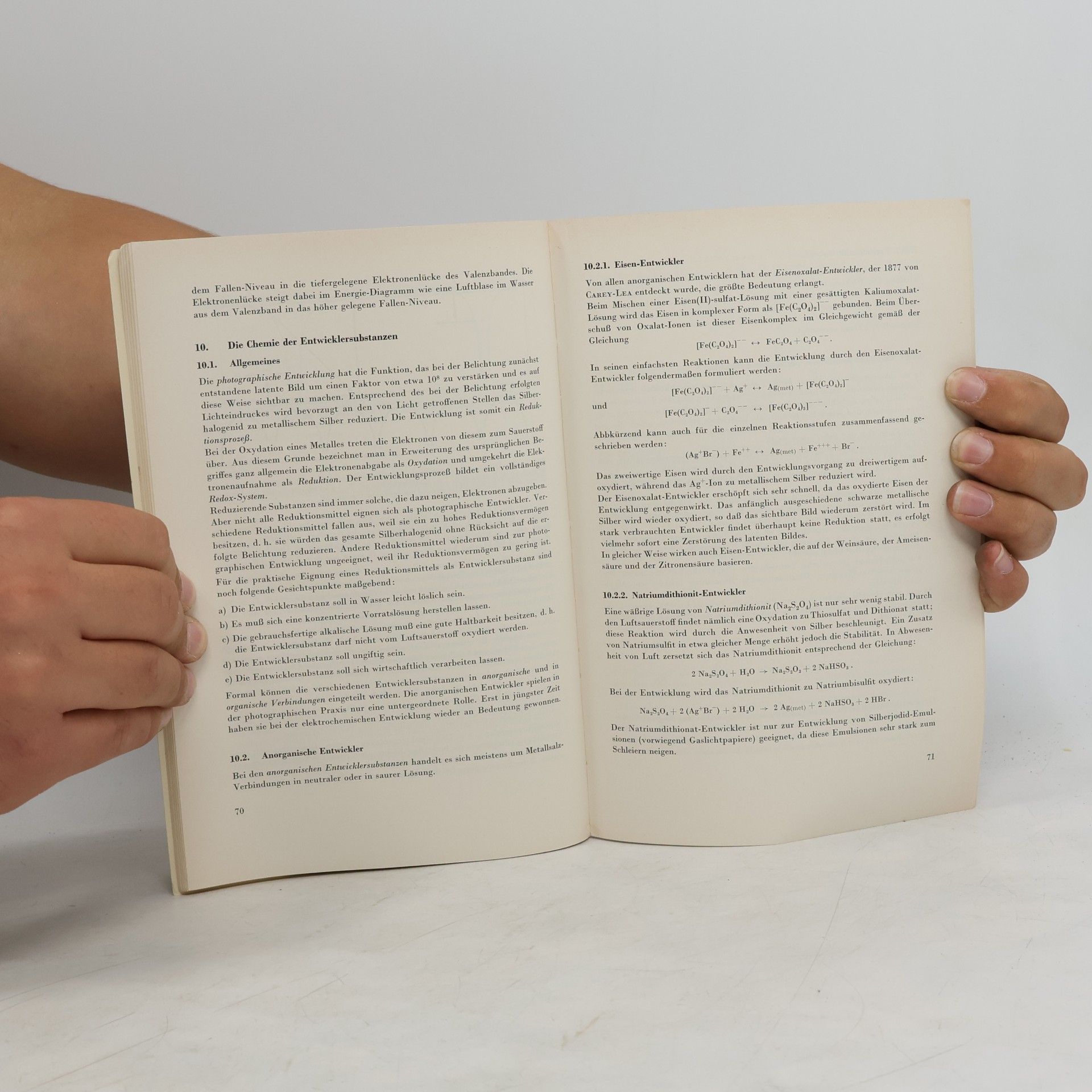 Autorenkollektiv Physik und Chemie der Photographie