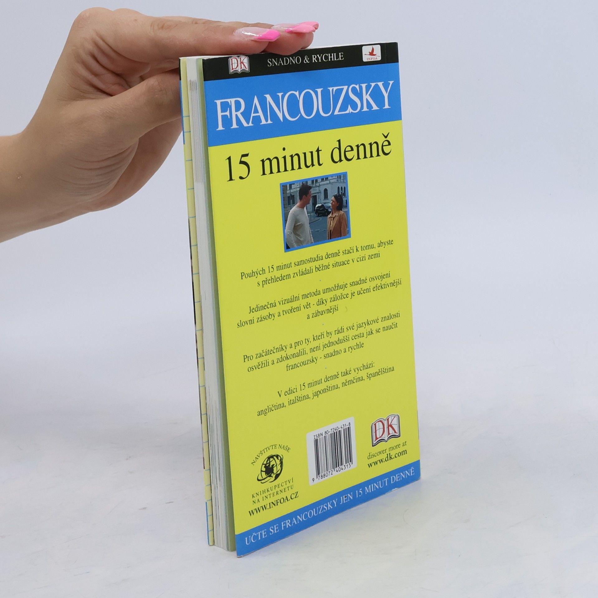 Caroline Lemoine Francouzsky 15 minut denně : učte se francouzsky jen 15 minut denně