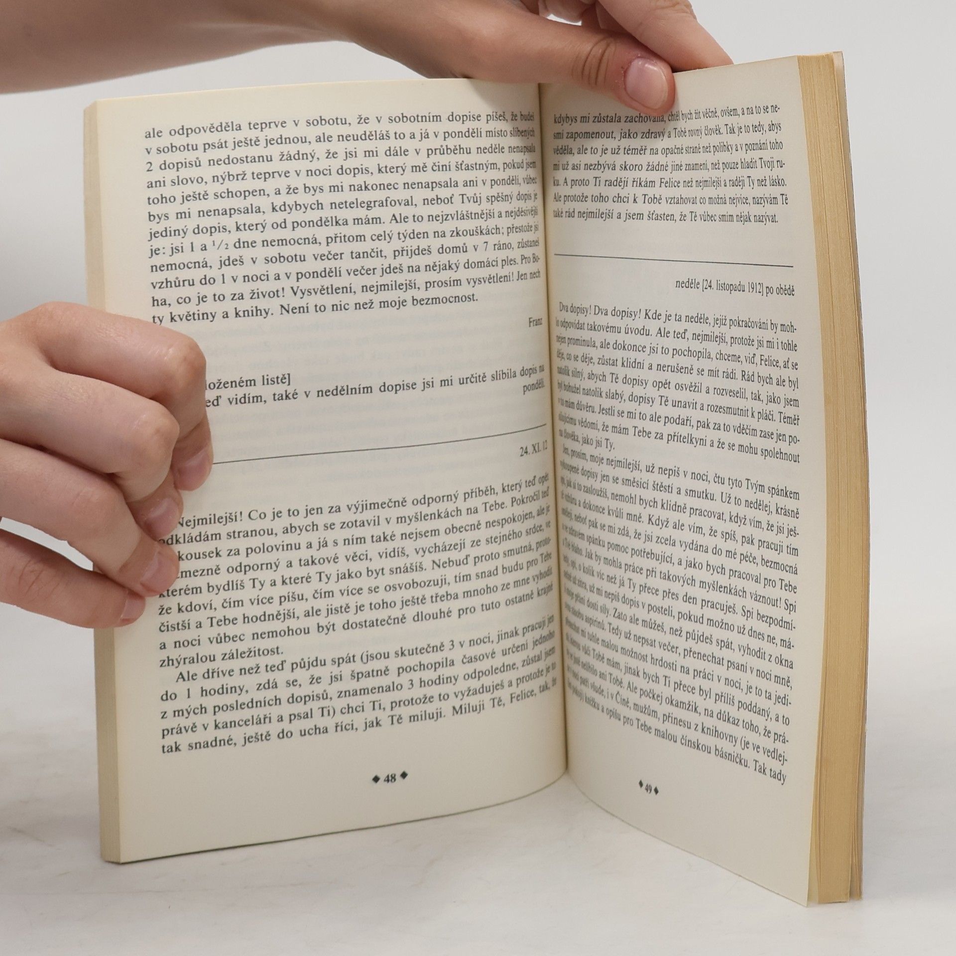Franz Kafka Dopisy Felici: Výběr z listů