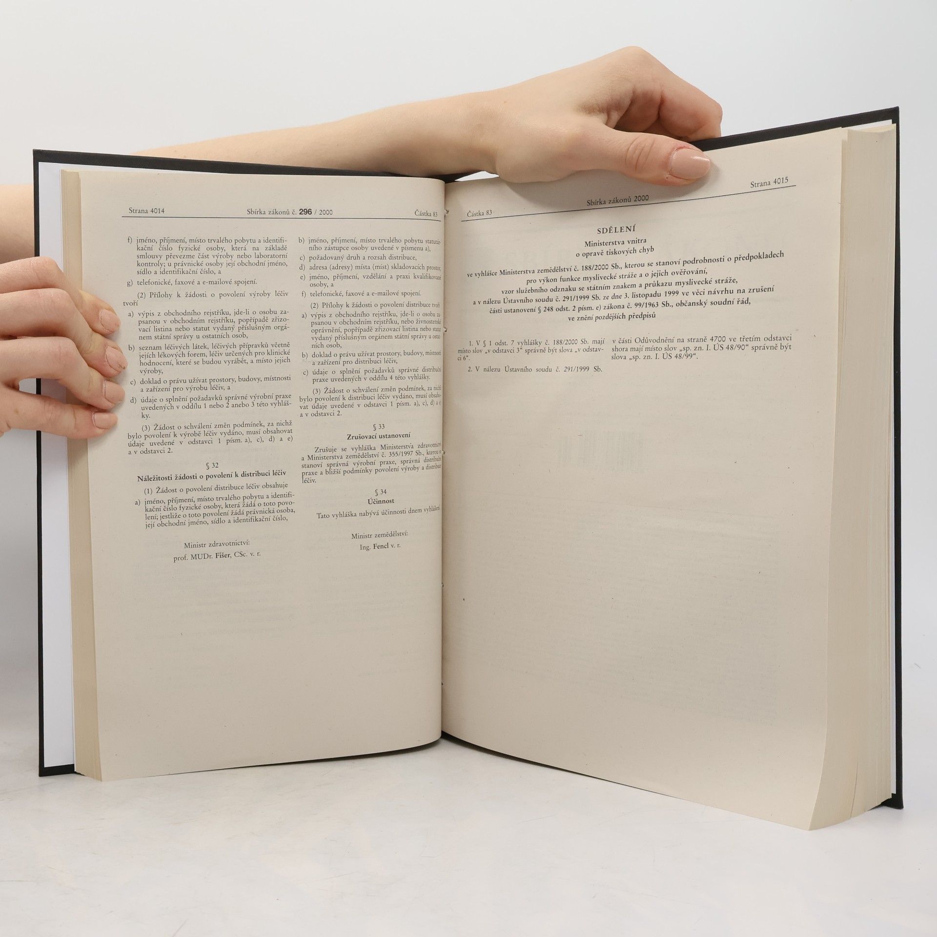 Kolektiv autorů Sbírka zákonů 80-100/2000