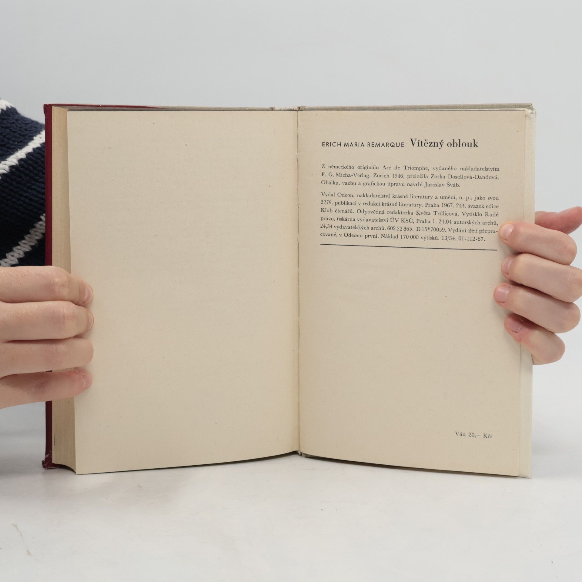 Erich Maria Remarque Vítězný oblouk